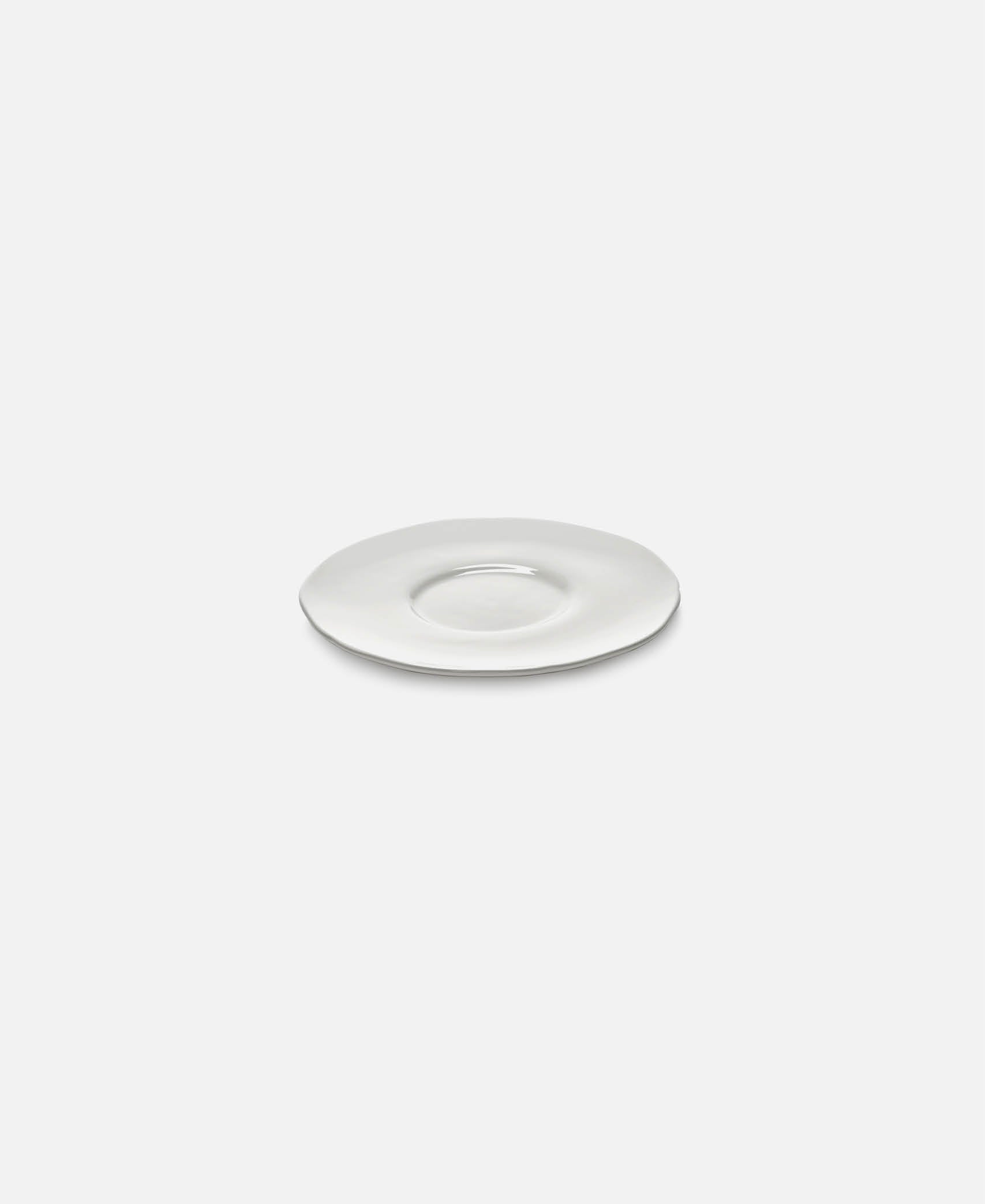 Platillo taza café Silhouette - Blanco