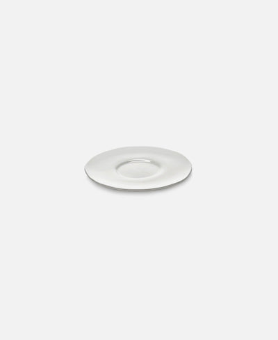 Platillo taza café Silhouette - Blanco