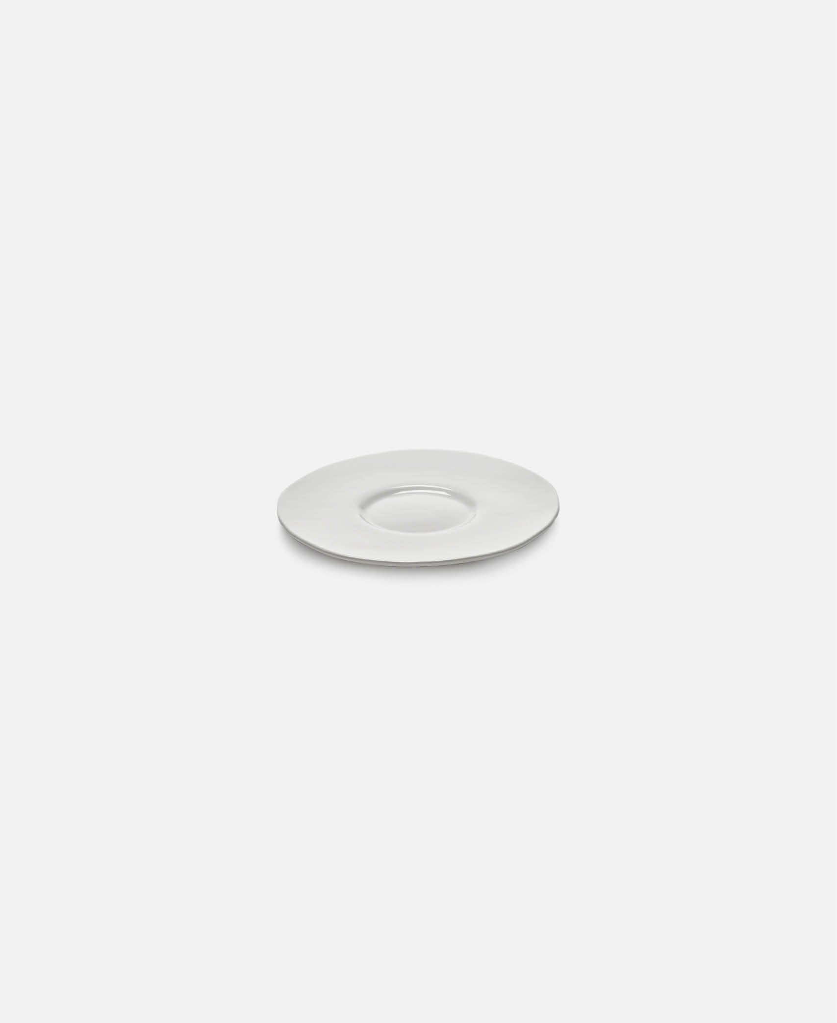 Platillo taza espresso Silhouette - Blanco