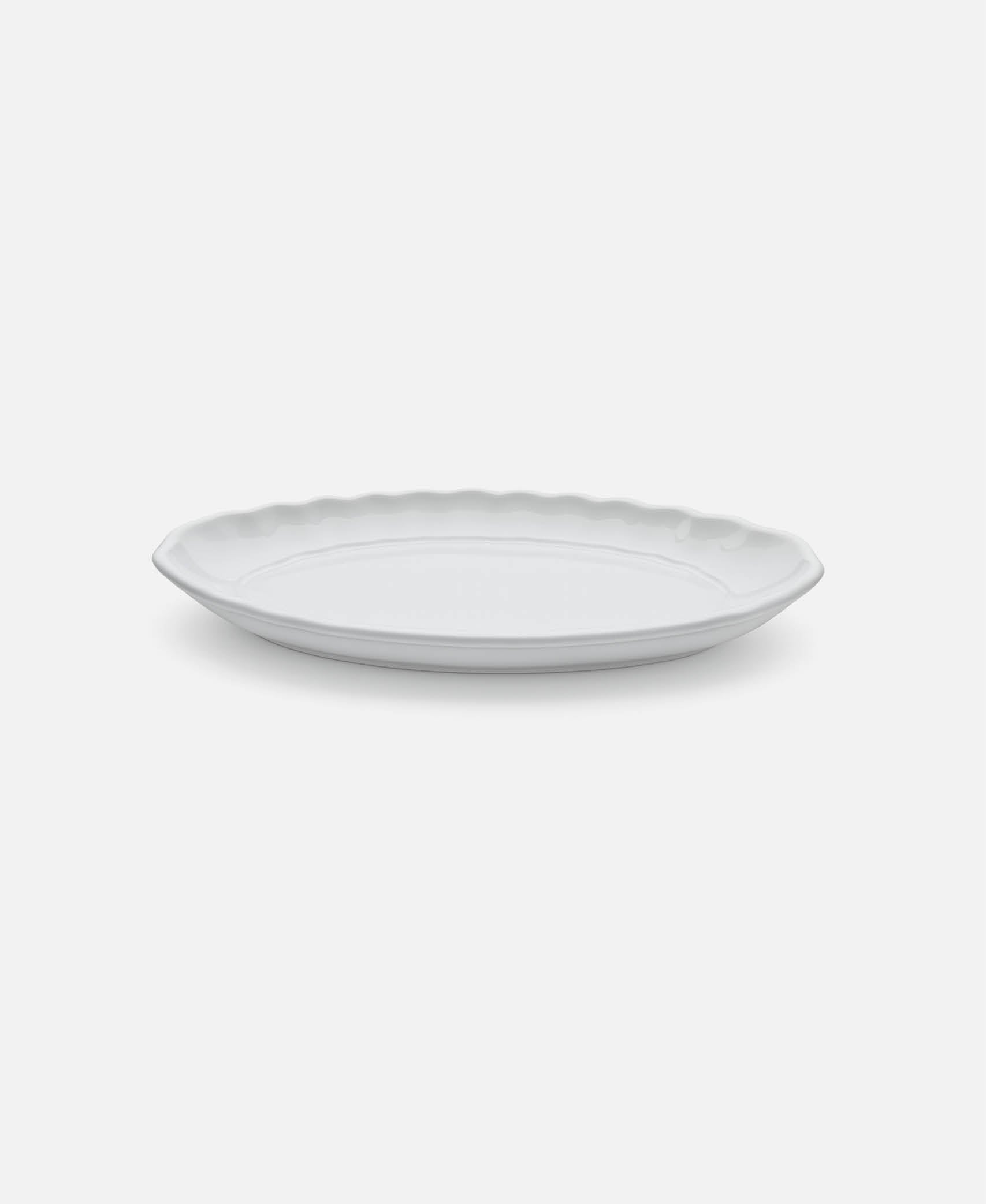 Plato oval  - Blanco