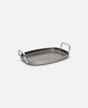 Sartén grill rectangular lisa c/ 2 asas Mineral B - Gris