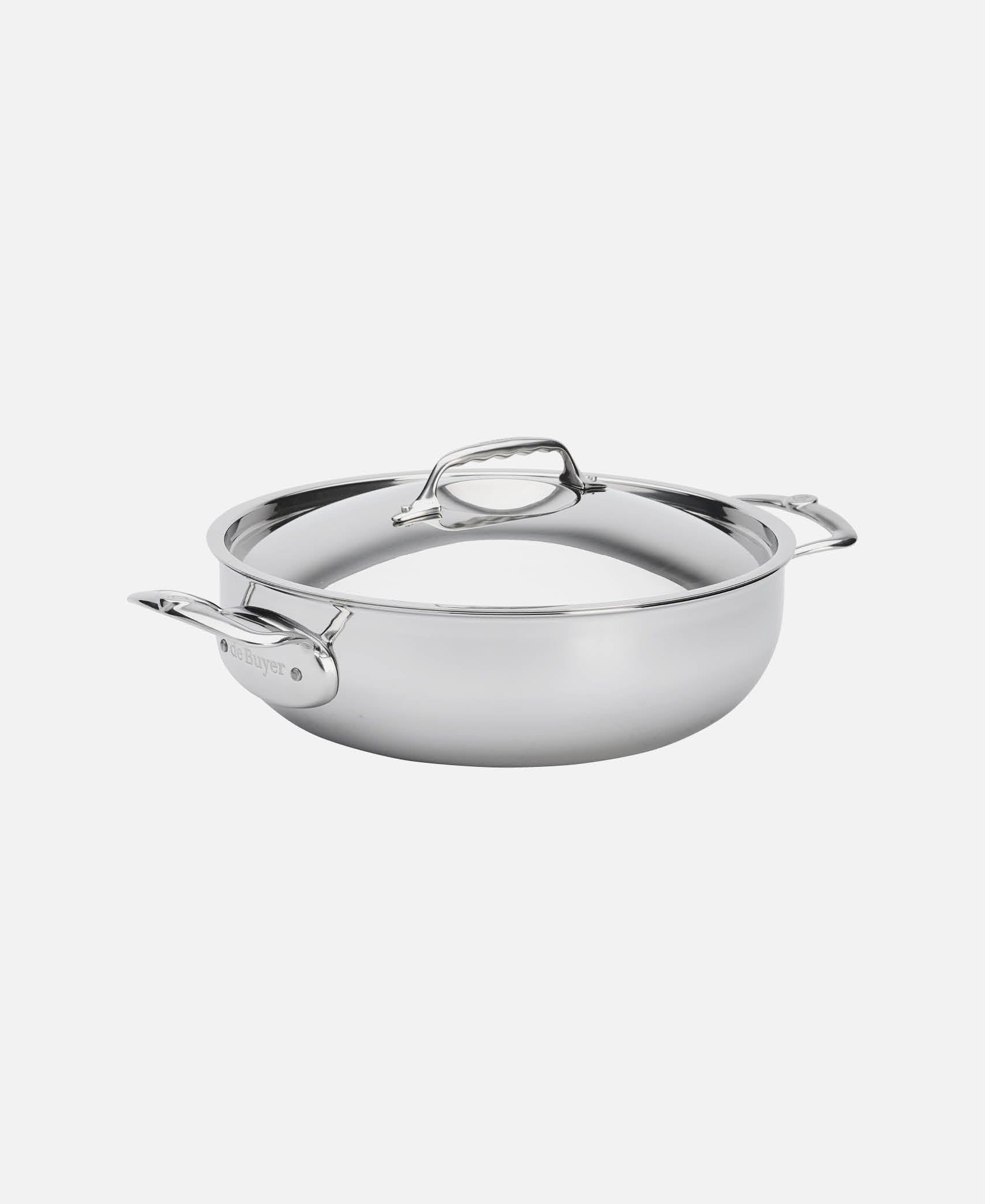 Cacerola cónica c/ 2 asas y tapa Affinity - Gris