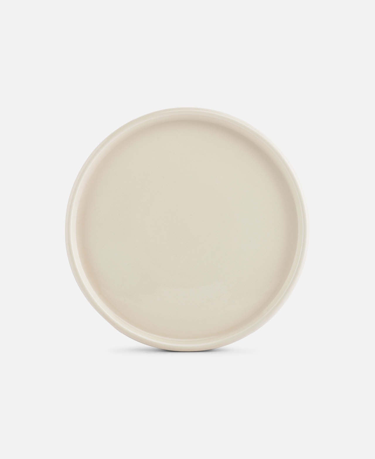 Vanilla Curved Flat Plate - White