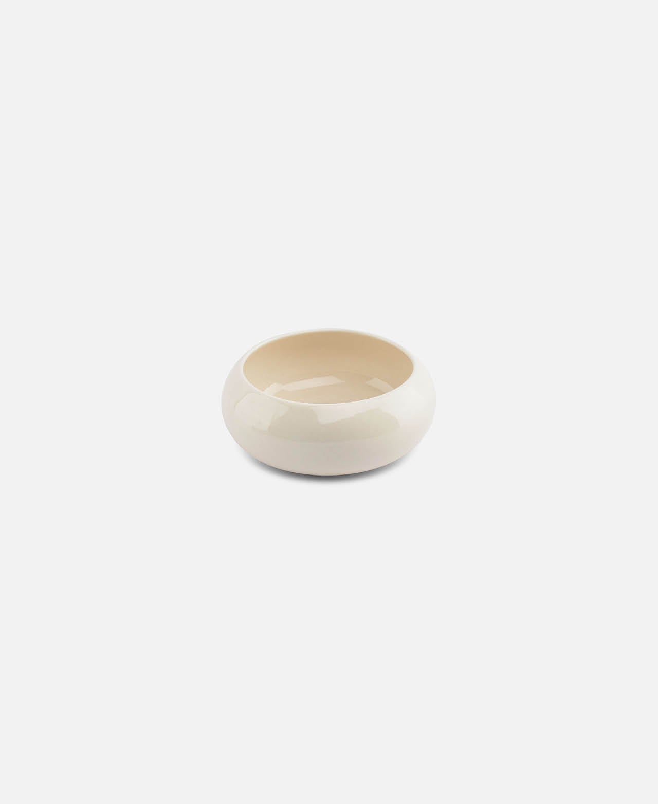 Vanilla Curved Bowl - White