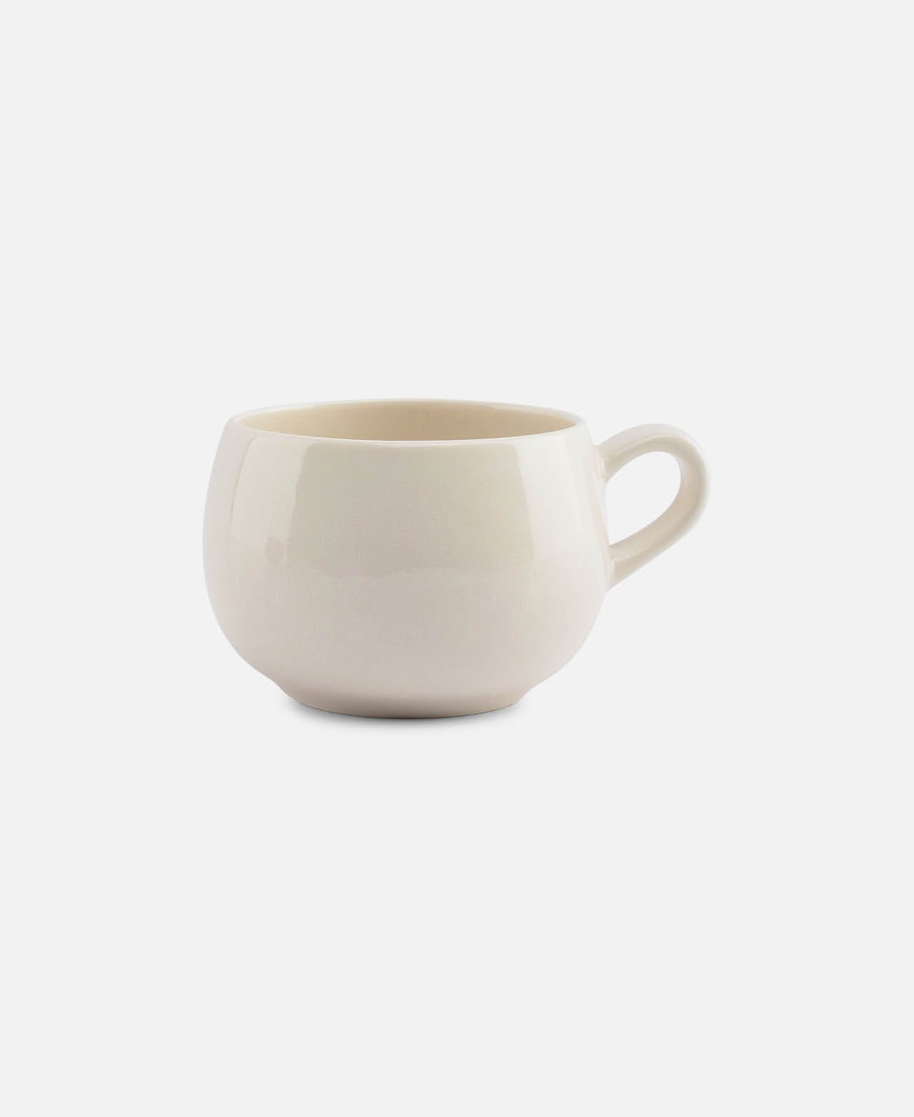 Taza Café Curvo Vanilla - Blanco