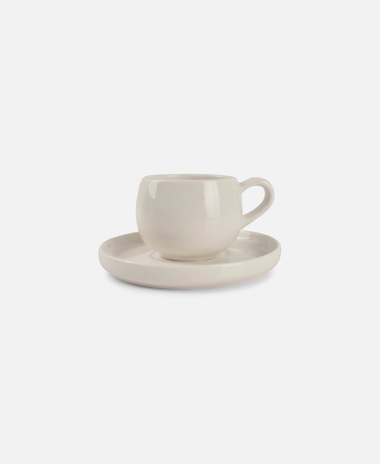 Taza Café Curvo Vanilla - Blanco