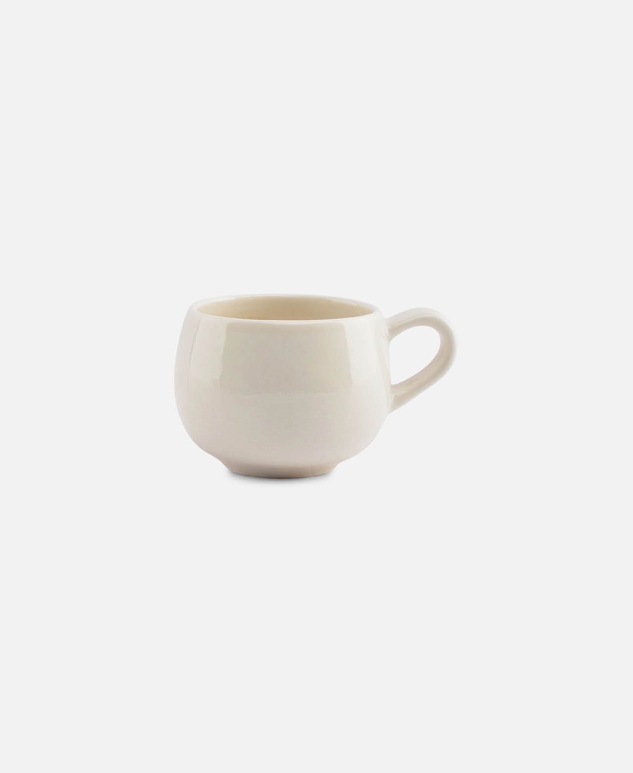 Taza Café Curvo Vanilla - Blanco