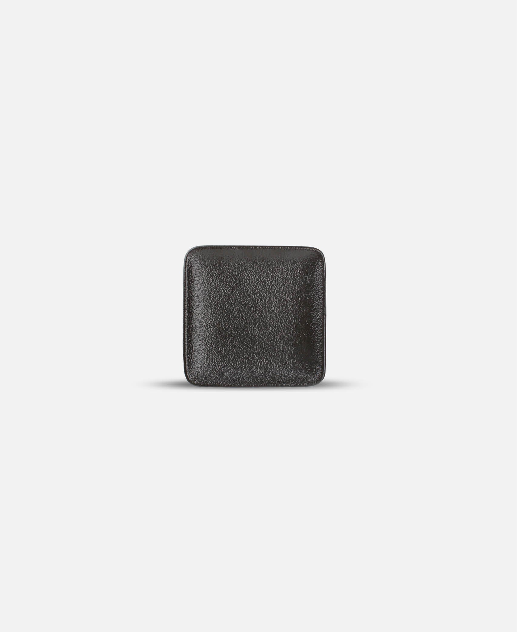 Plato Cuadrado pequeño Black Dusk - Negro 10 x 10 cm