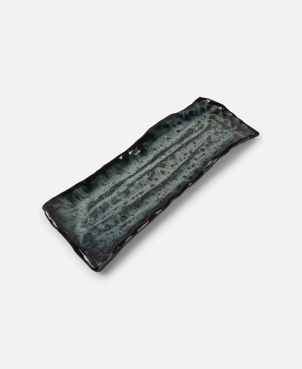 Umi Irregular Tray - Seaweed