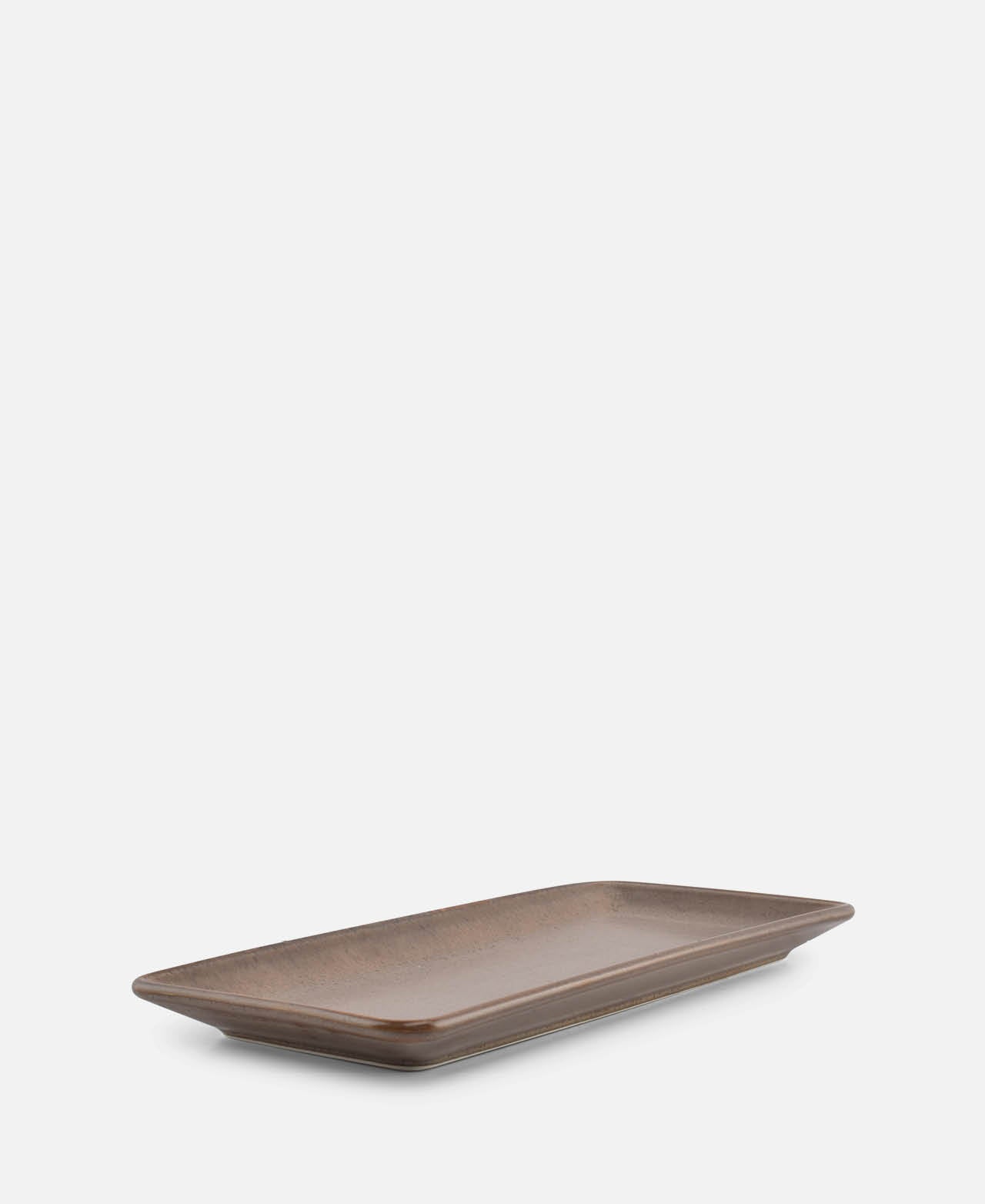 Funny Brownie Rectangular Platter - Dark Brown