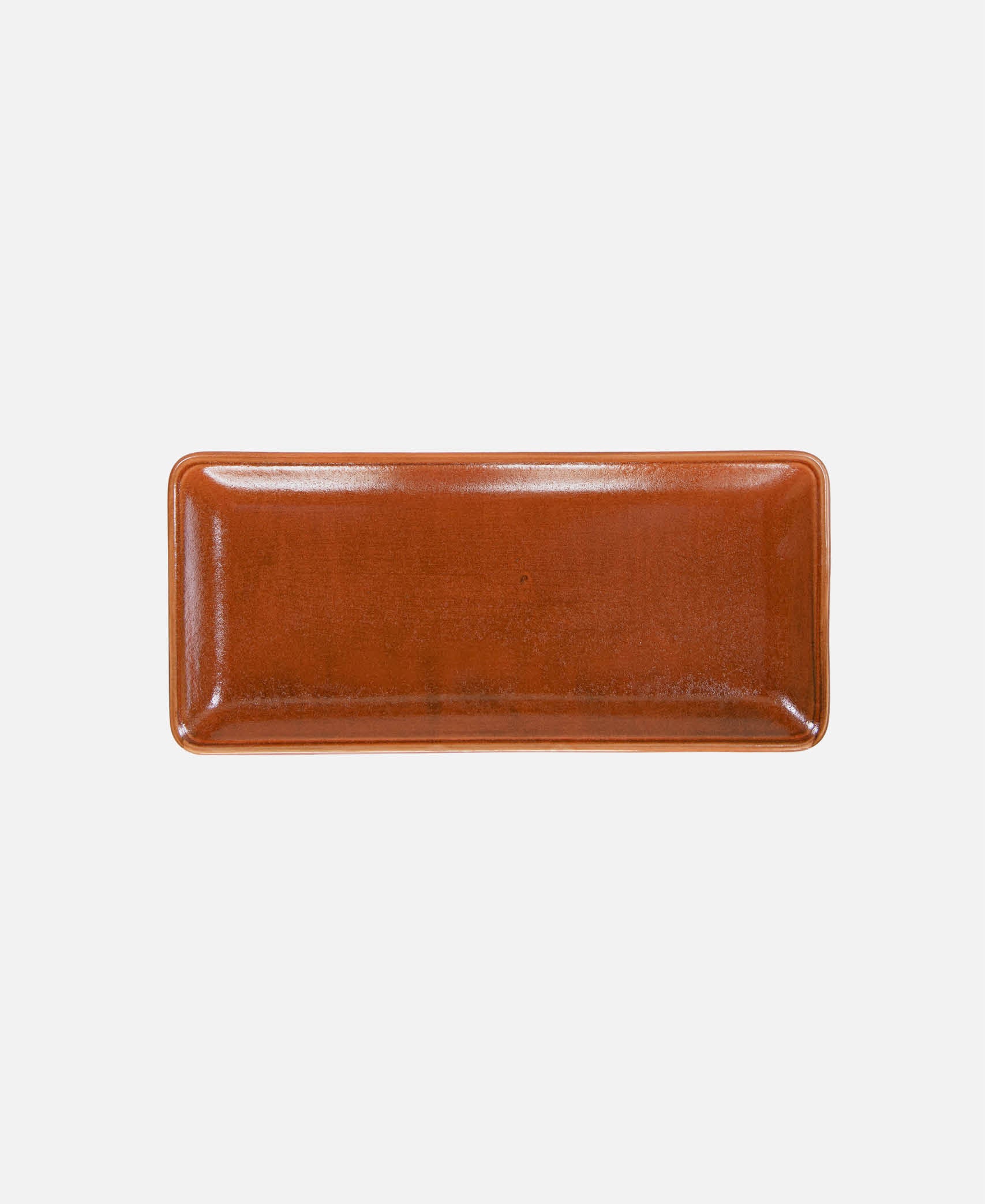 Fuente rectangular Funny Tangerine - Naranja 14 x 30,5 cm
