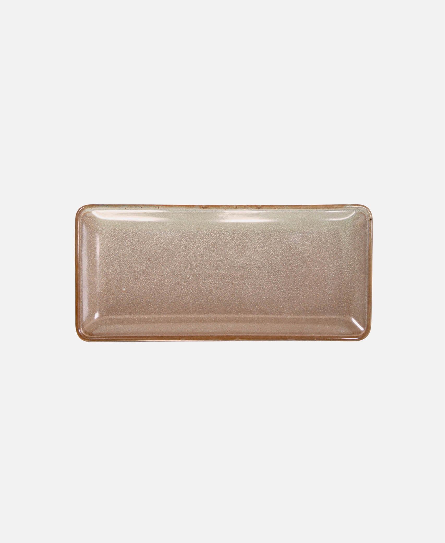 Fuente Rectangular Funny Ginger - Marrón Claro 14 x 30,5 cm