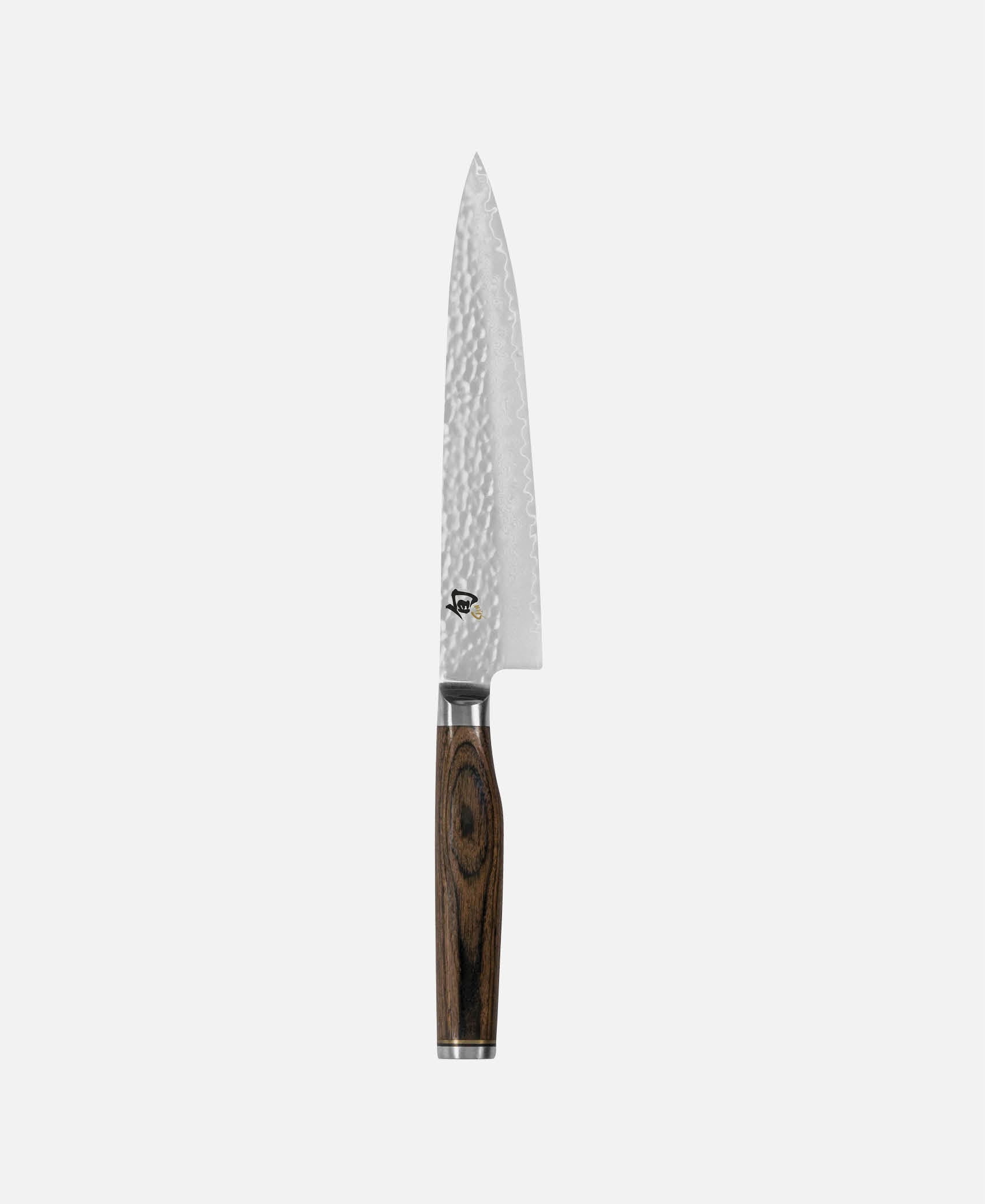 Cuchillo office Shun Premier - Madera marrón Pakka