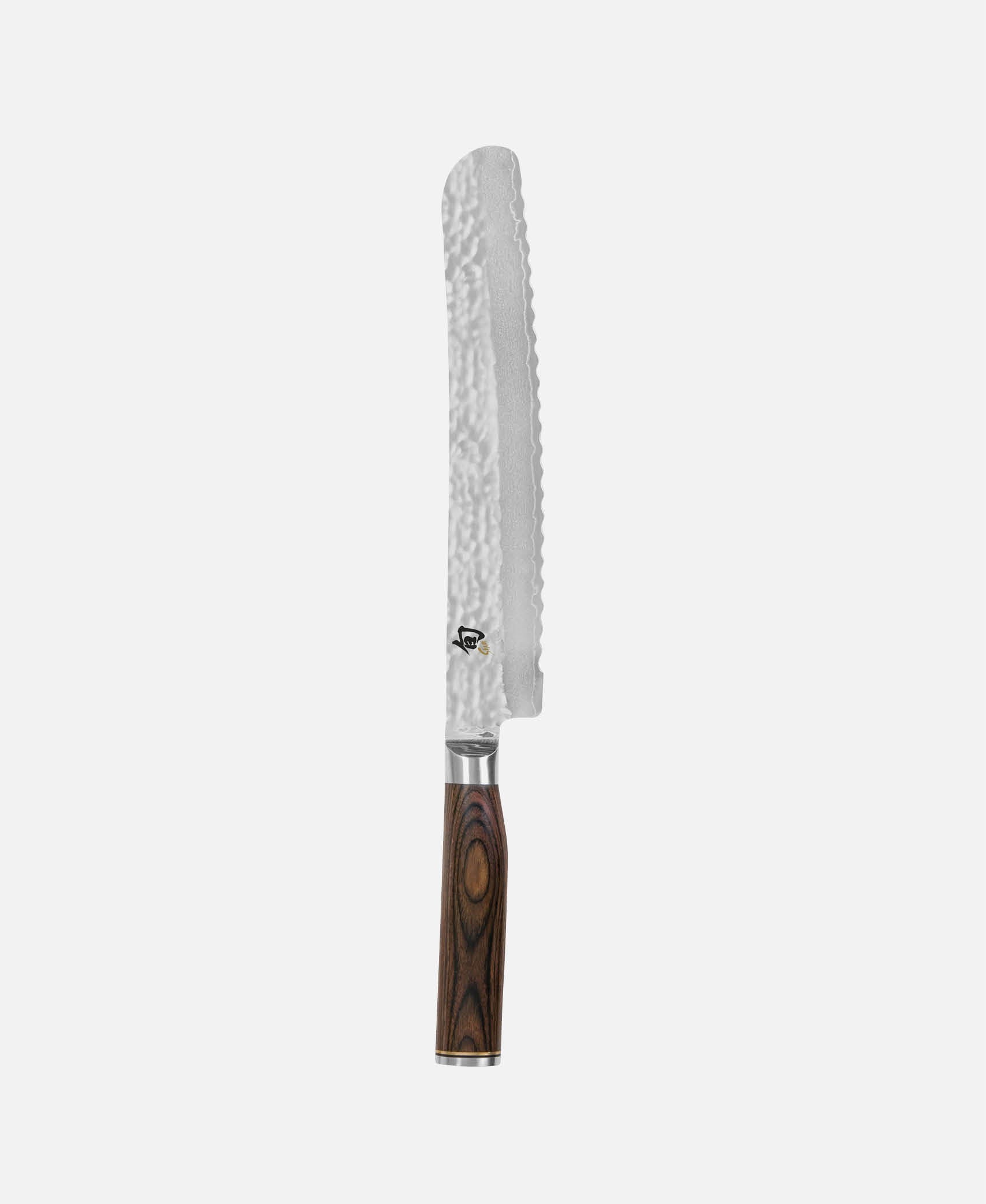 Cuchillo pan Shun Premier - Madera marrón Pakka
