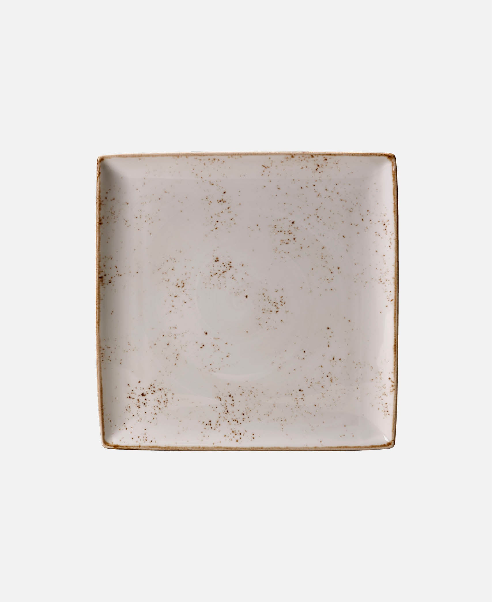 Plato Cuadrado Craft - Blanco 27 x 27 cm