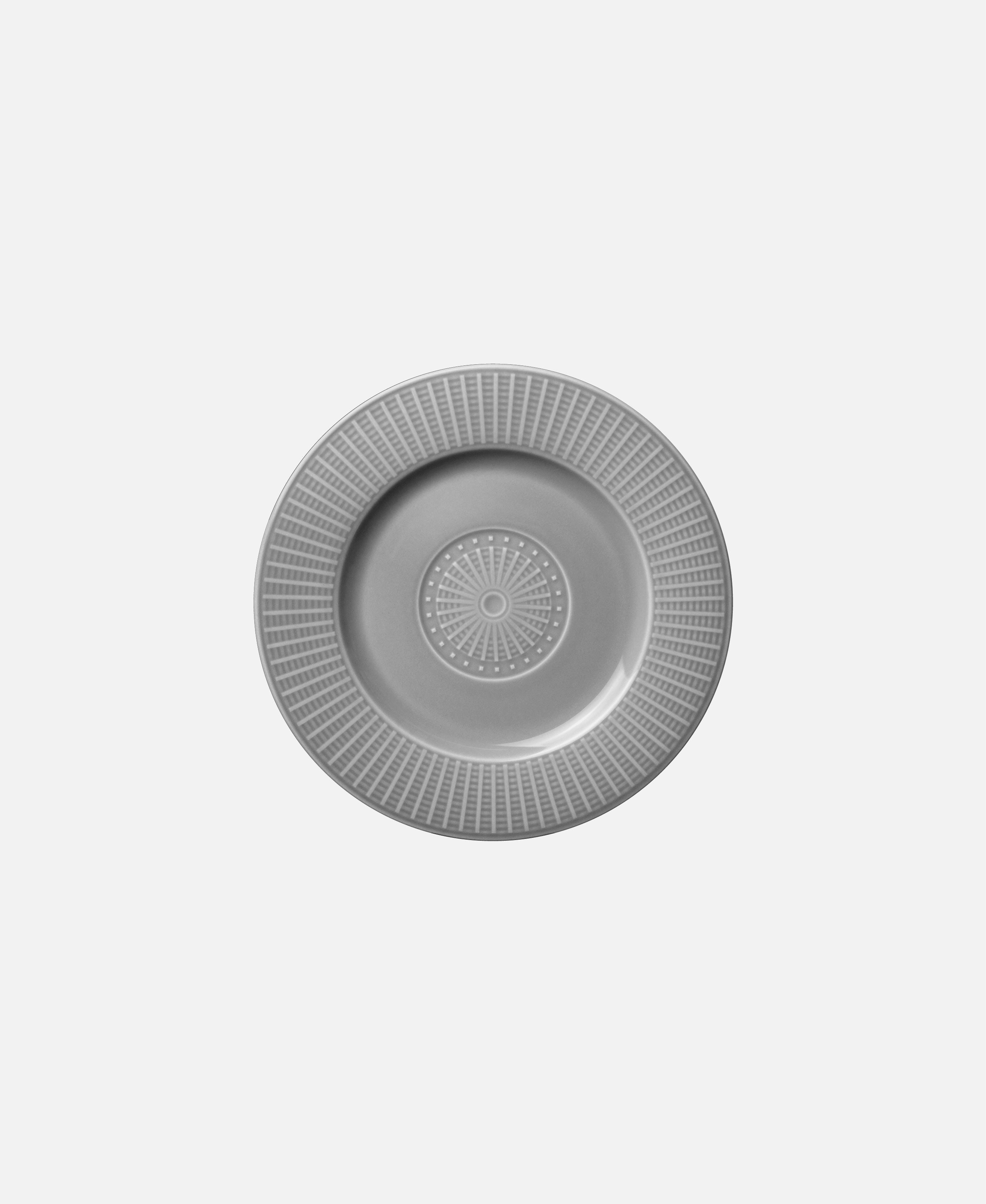 Willow Central Embossed Plate - Mist