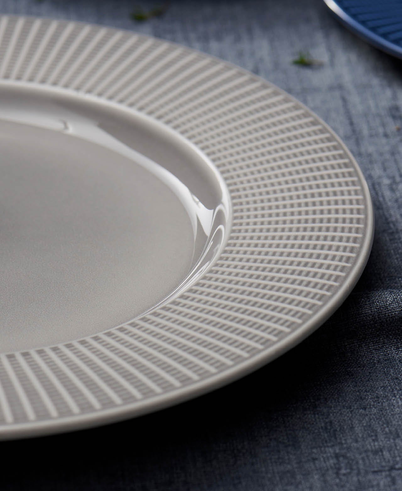 Plato Gourmet Ala Estrecha Willow - Mist