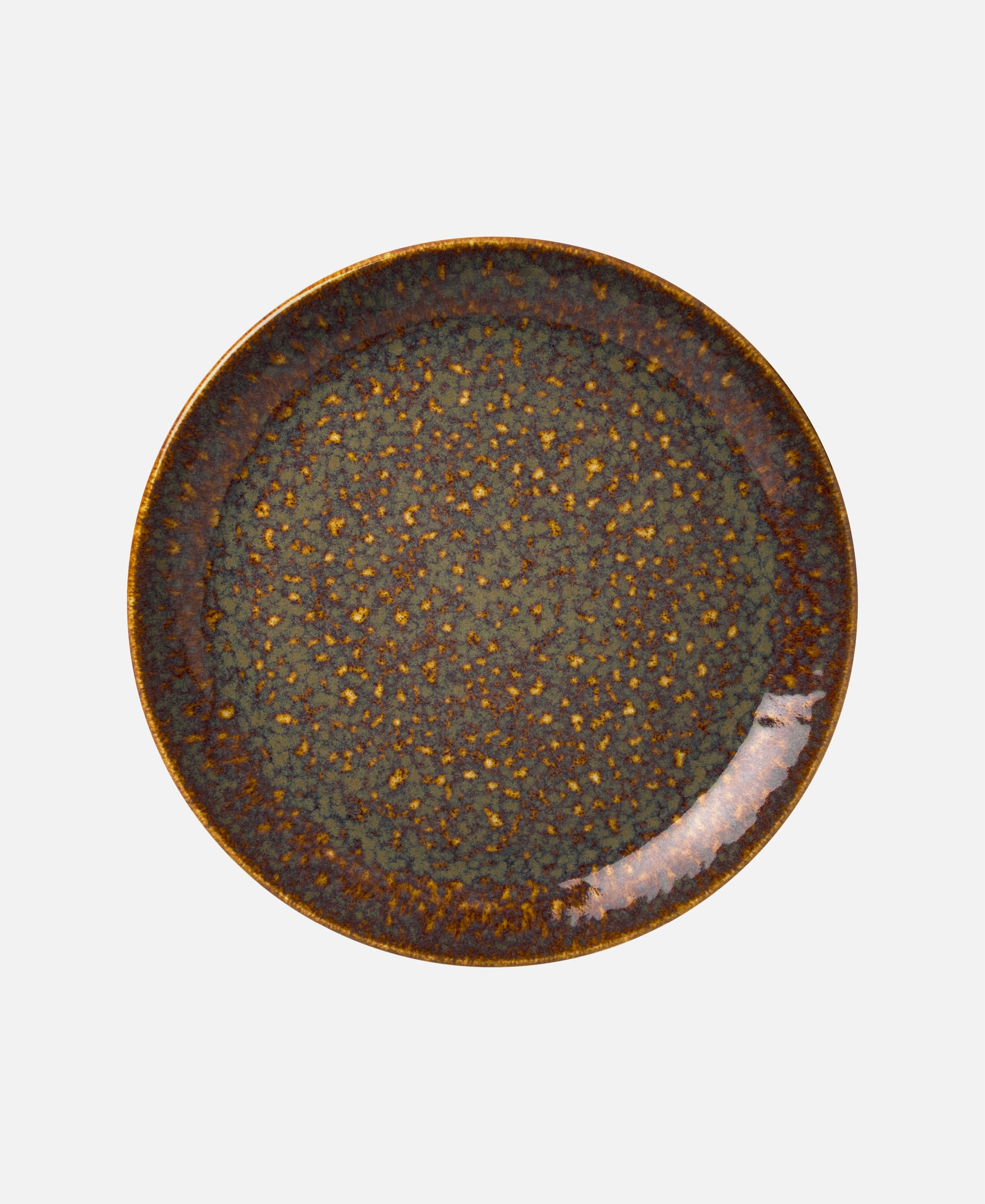 Coupe Vesuvius Plate - Amber