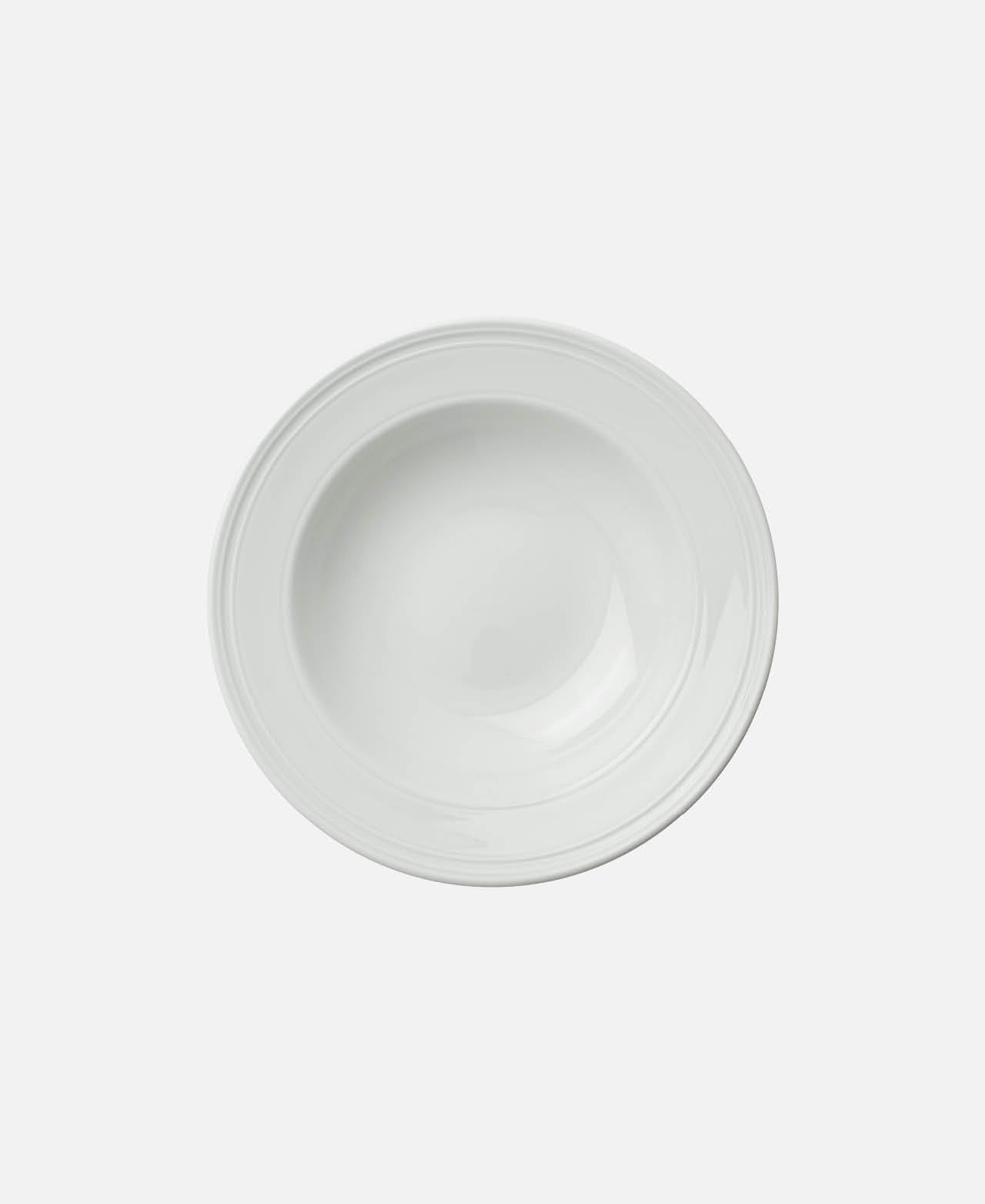 Bead Soup Plate - White