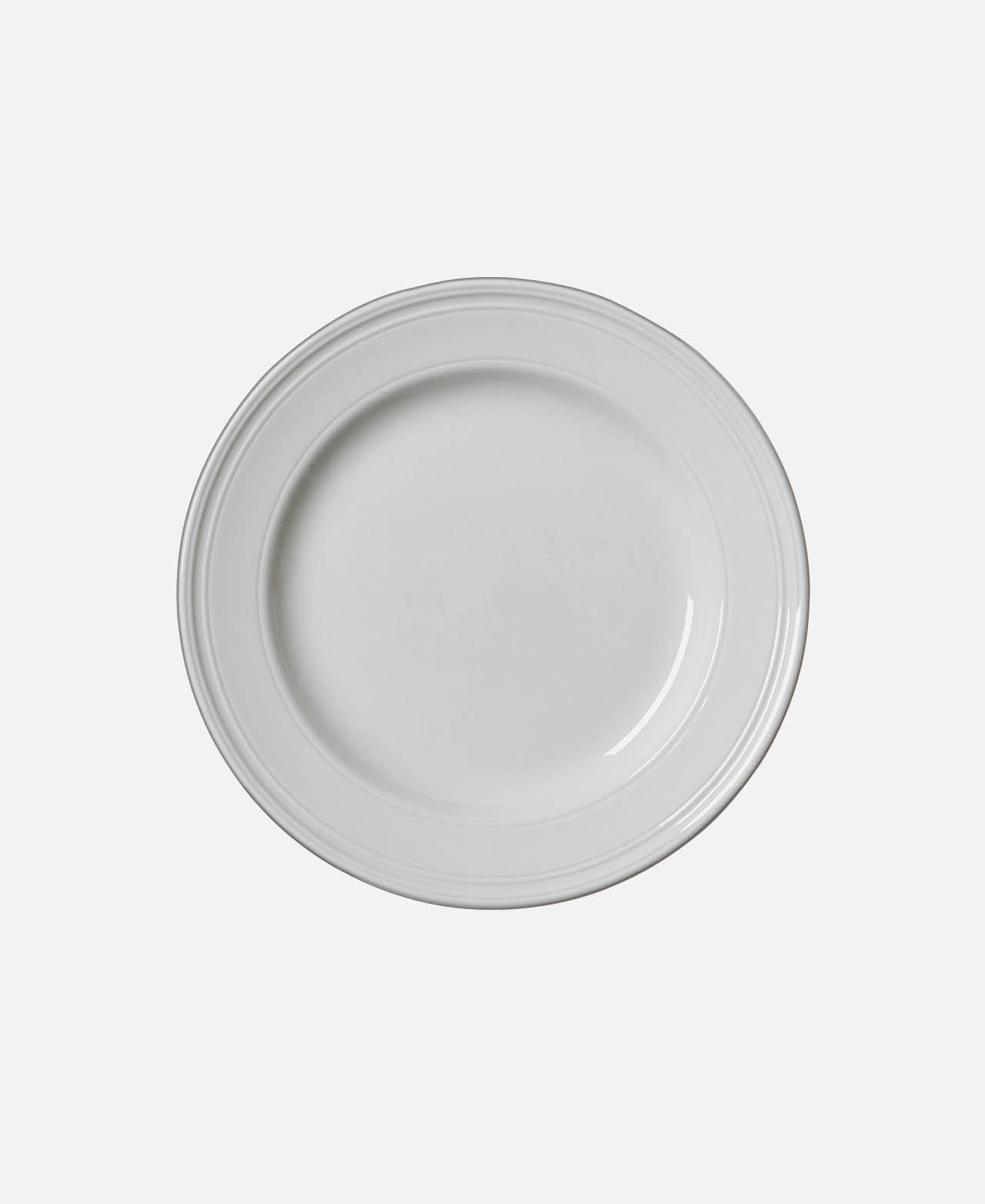 Plato Llano Bead - Blanco