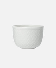 Bol Consomé Con Relieve Bead - Blanco