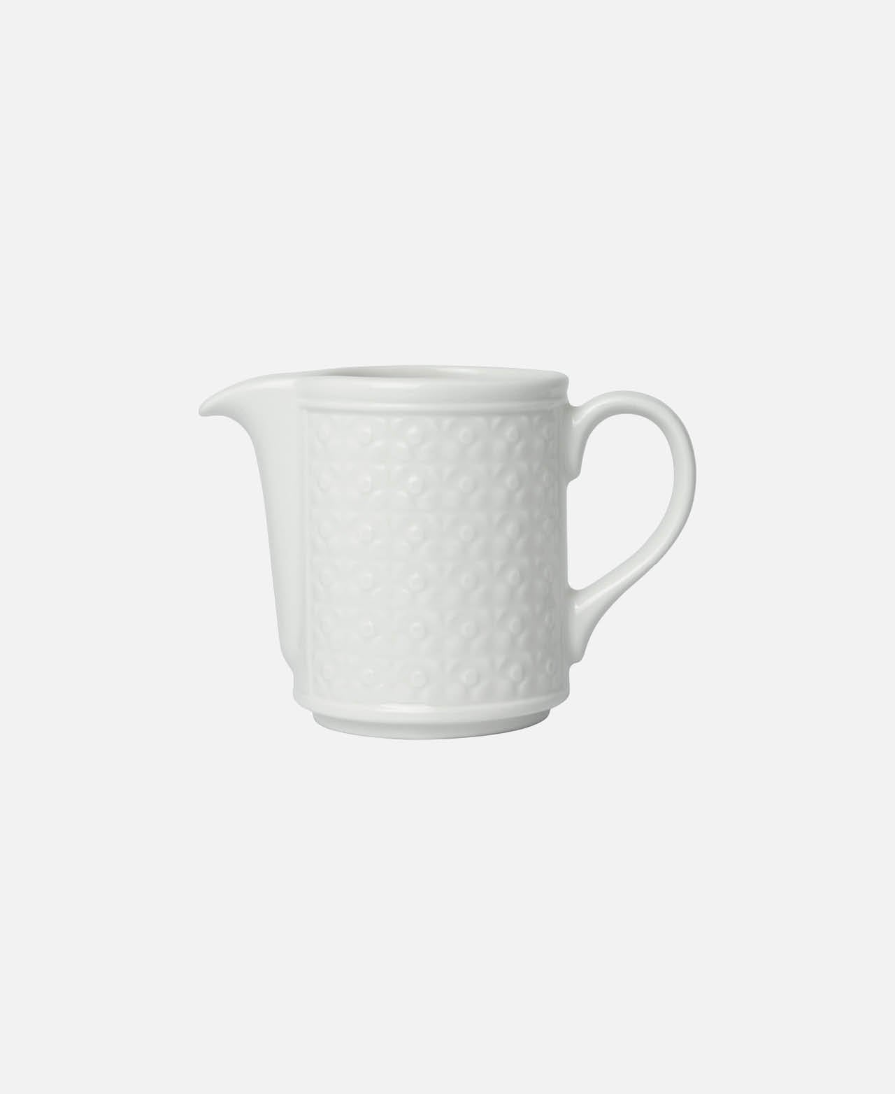 Bead Milk Jug - White