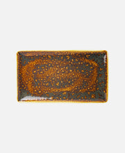 Fuente rectangular Vesuvius - Ámbar