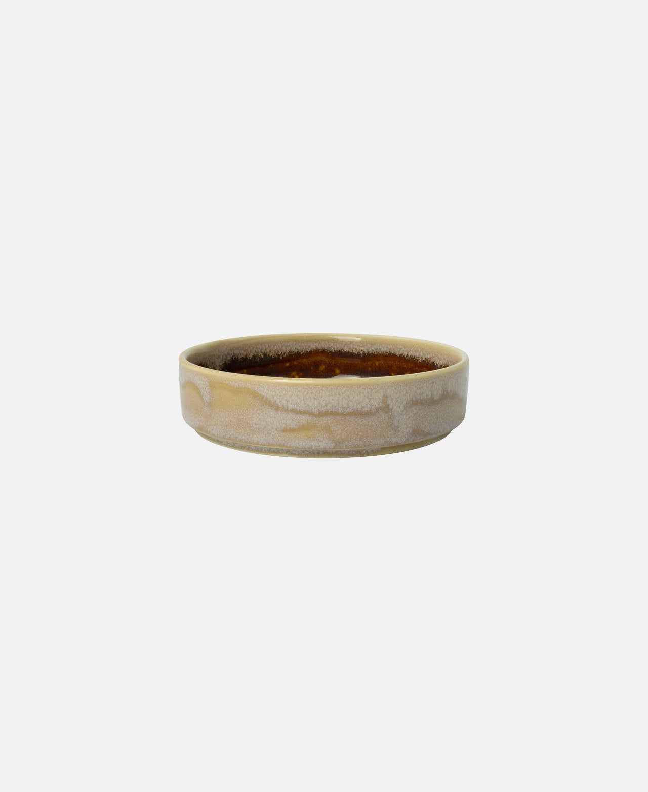 Aurora Vesuvius Stackable Bowl - Amber