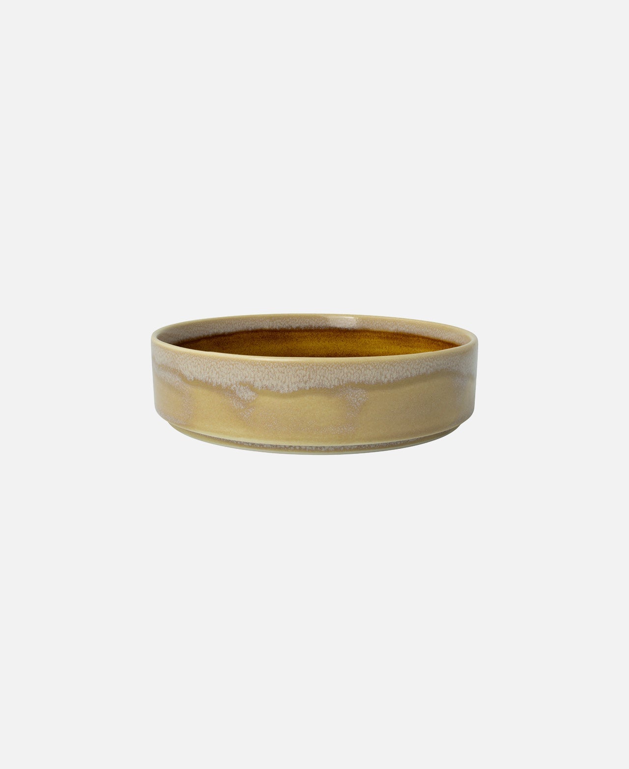 Aurora Vesuvius Stackable Bowl - Amber