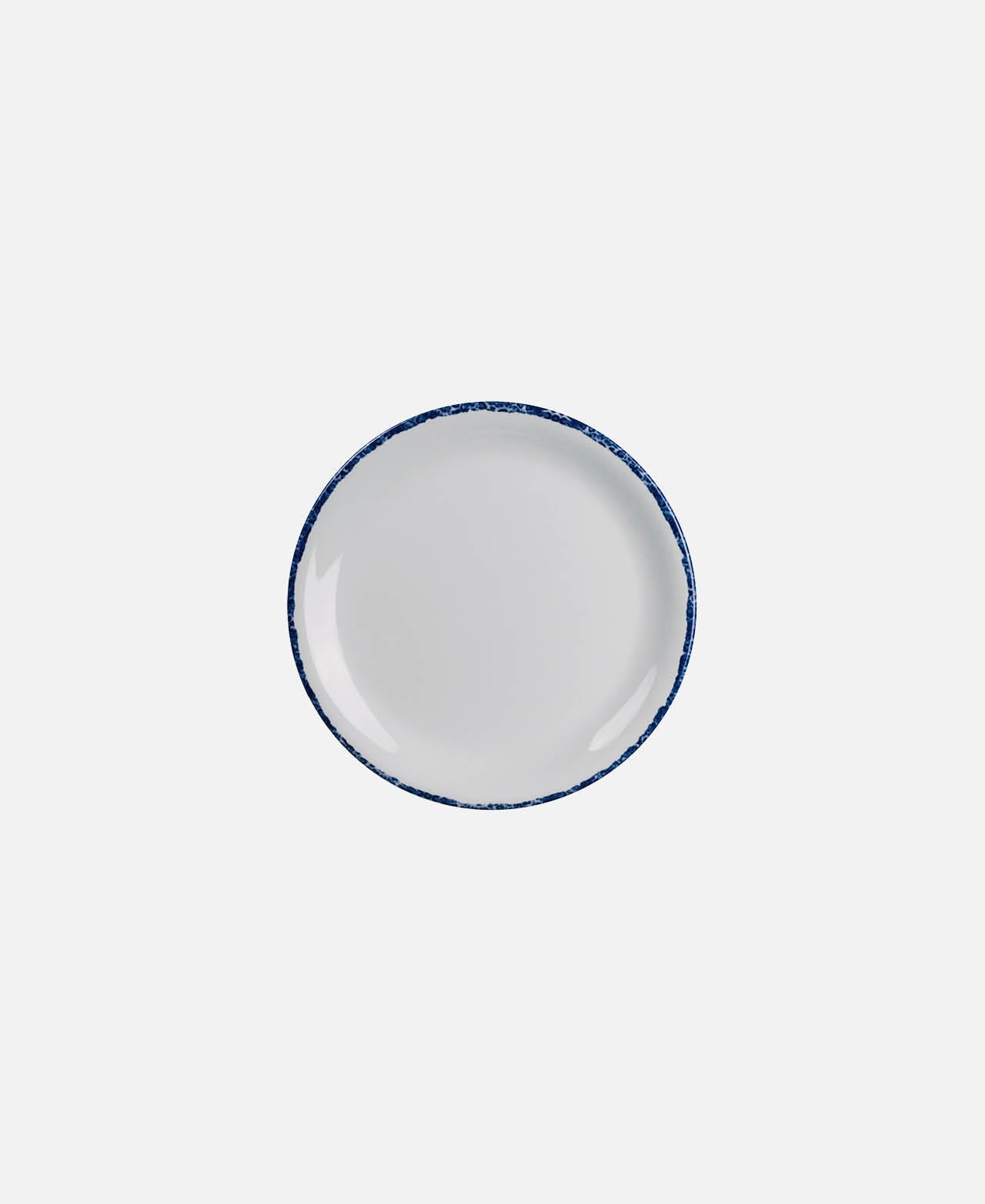 Blue Dapple Bowl - White/Blue