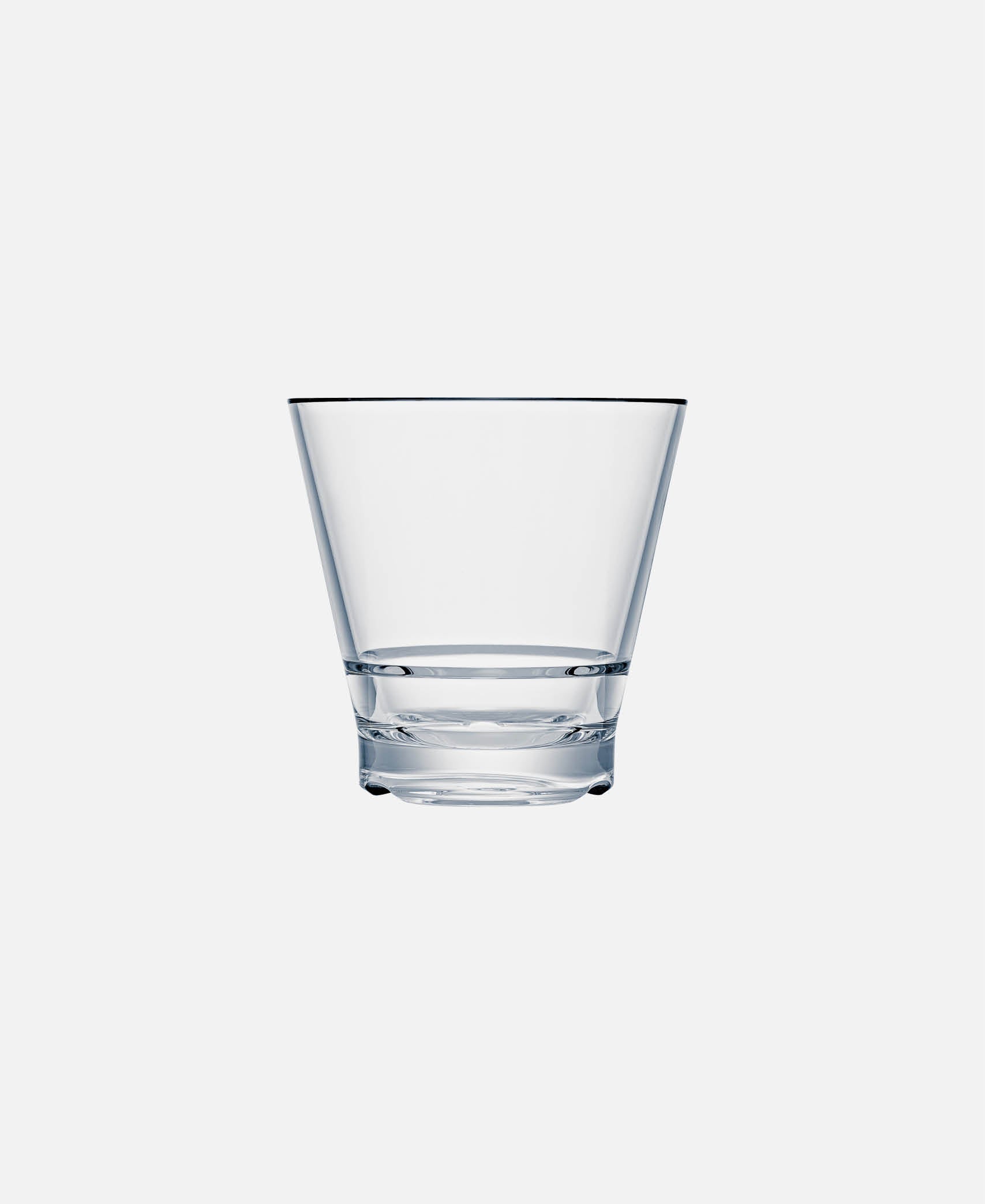 Vaso Roca Doble Capella Apilable - Transparente