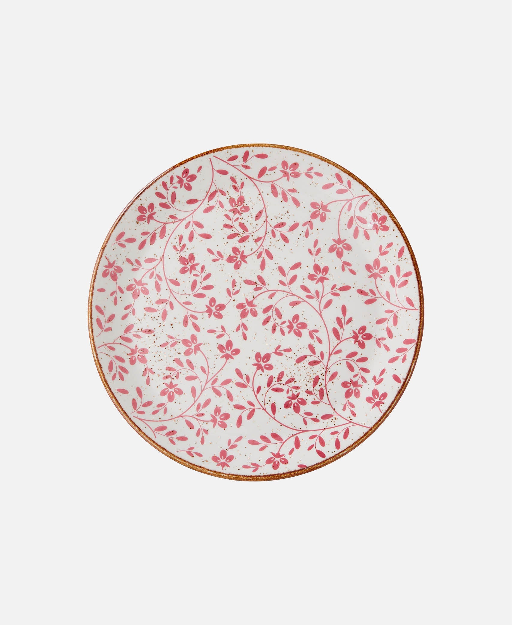 Flora Coupe Plate - Pink