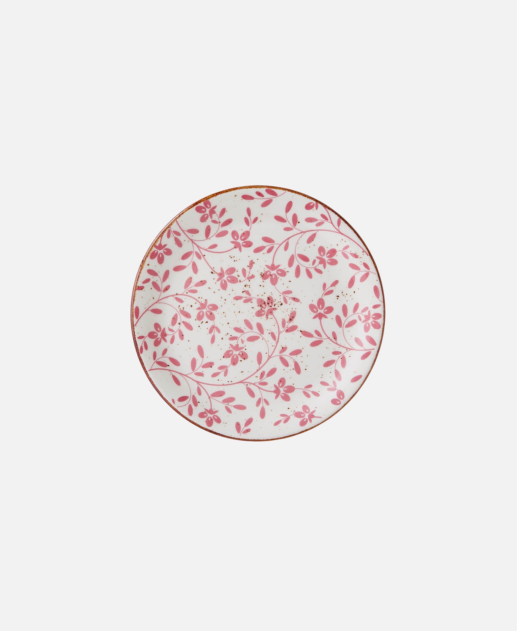 Flora Coupe Plate - Pink