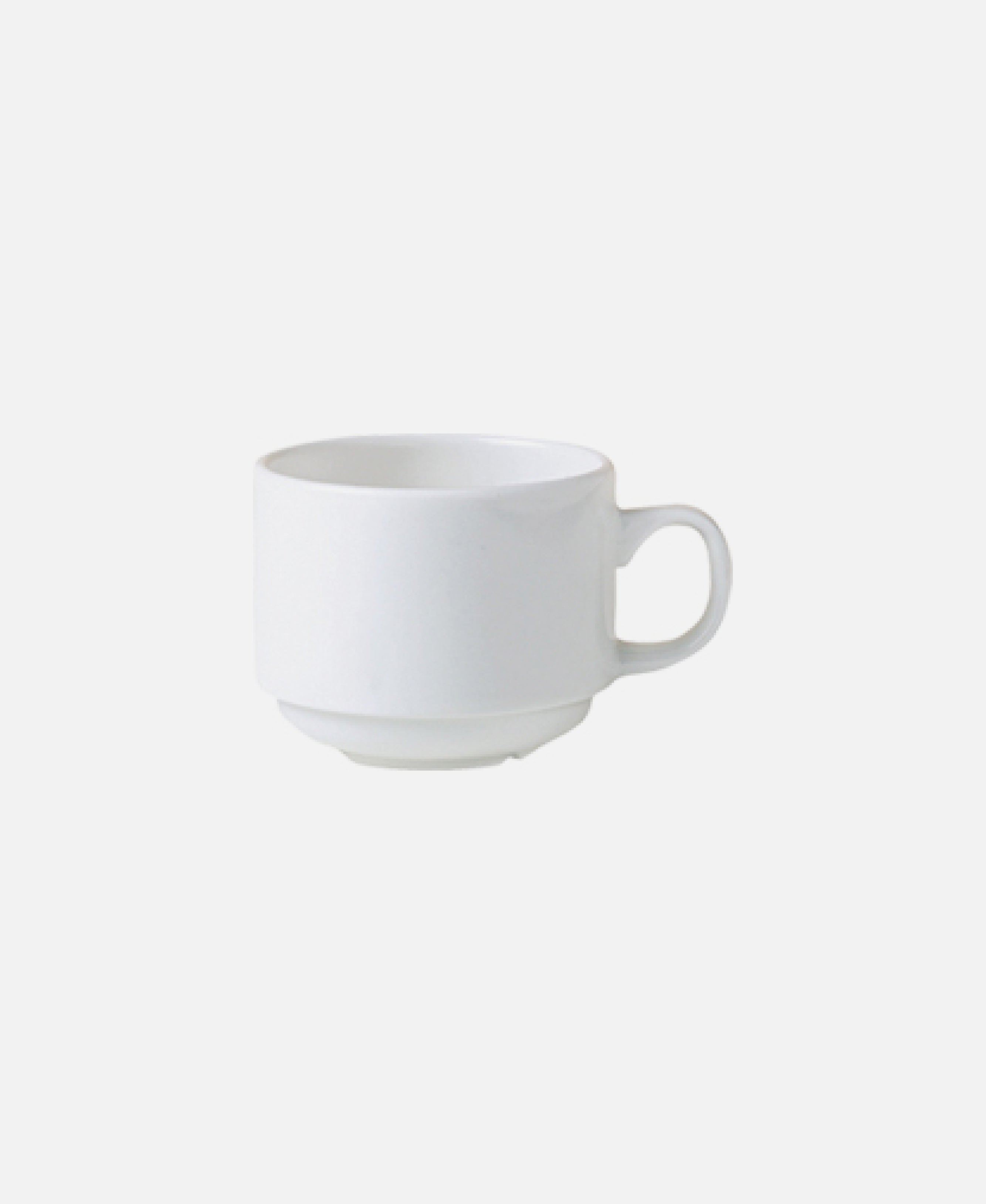 Monaco Stackable Tea Cup - White