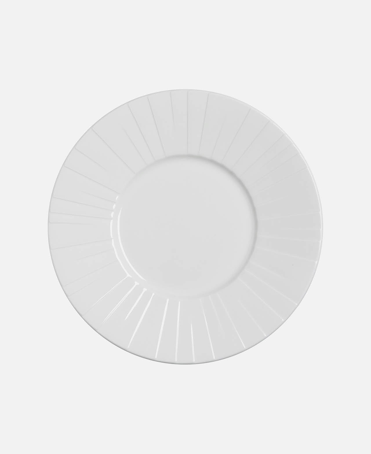 Alina Medium Center Plate - White