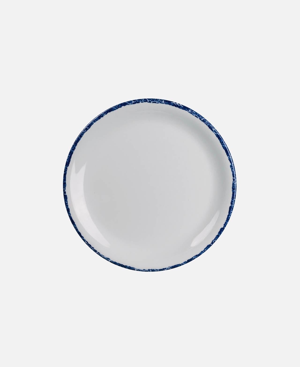 Blue Dapple Bowl - White/Blue