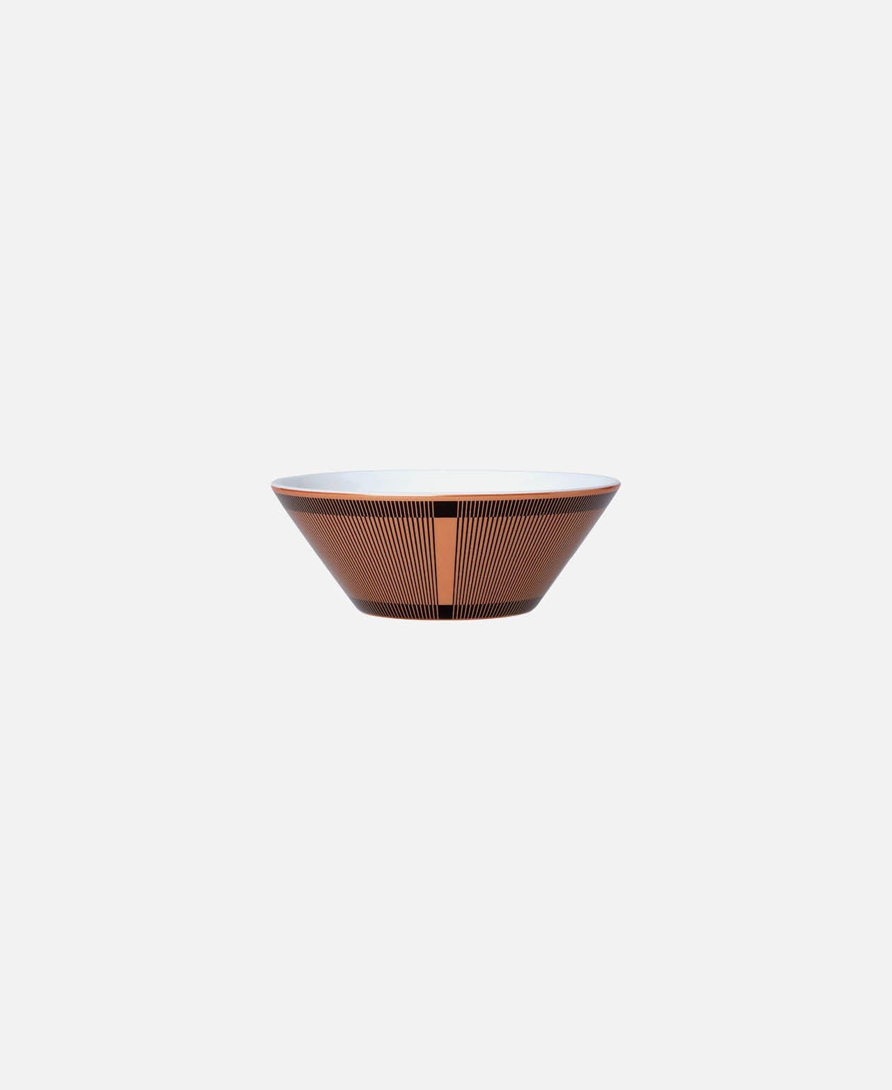 Gatsby Bowl - White, Brown and Black