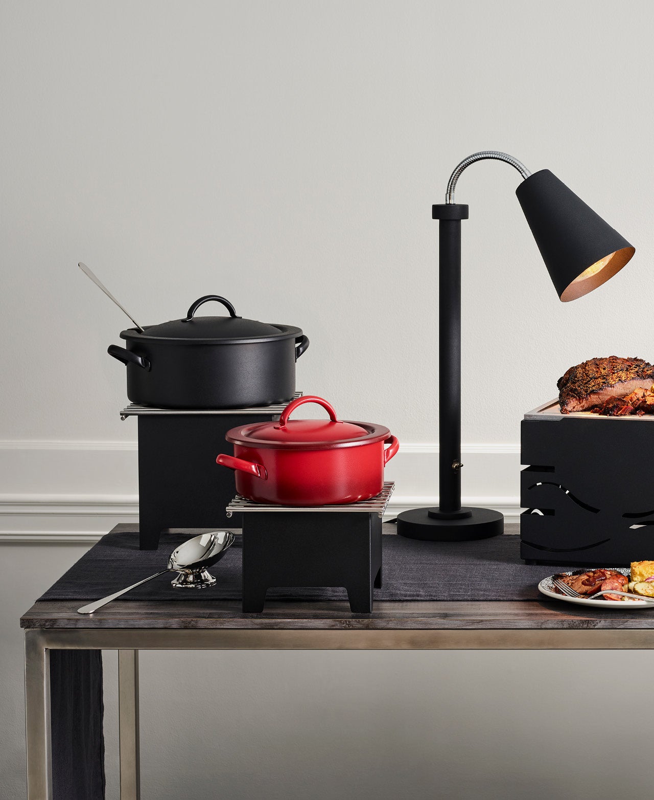 Olla Redonda Con Tapa Y Cubeta Homestyle Induction - Rojo