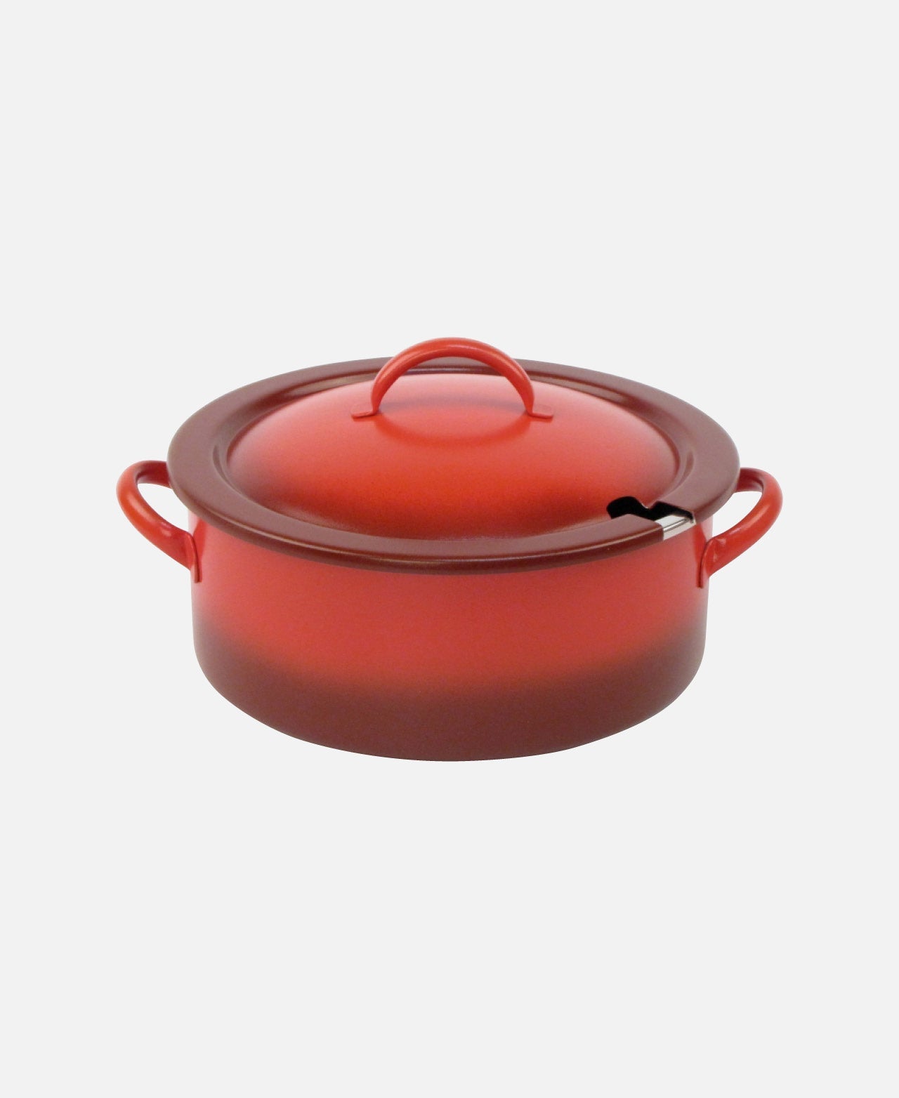 Homestyle Induction Round Pot with Lid and Bowl - Red