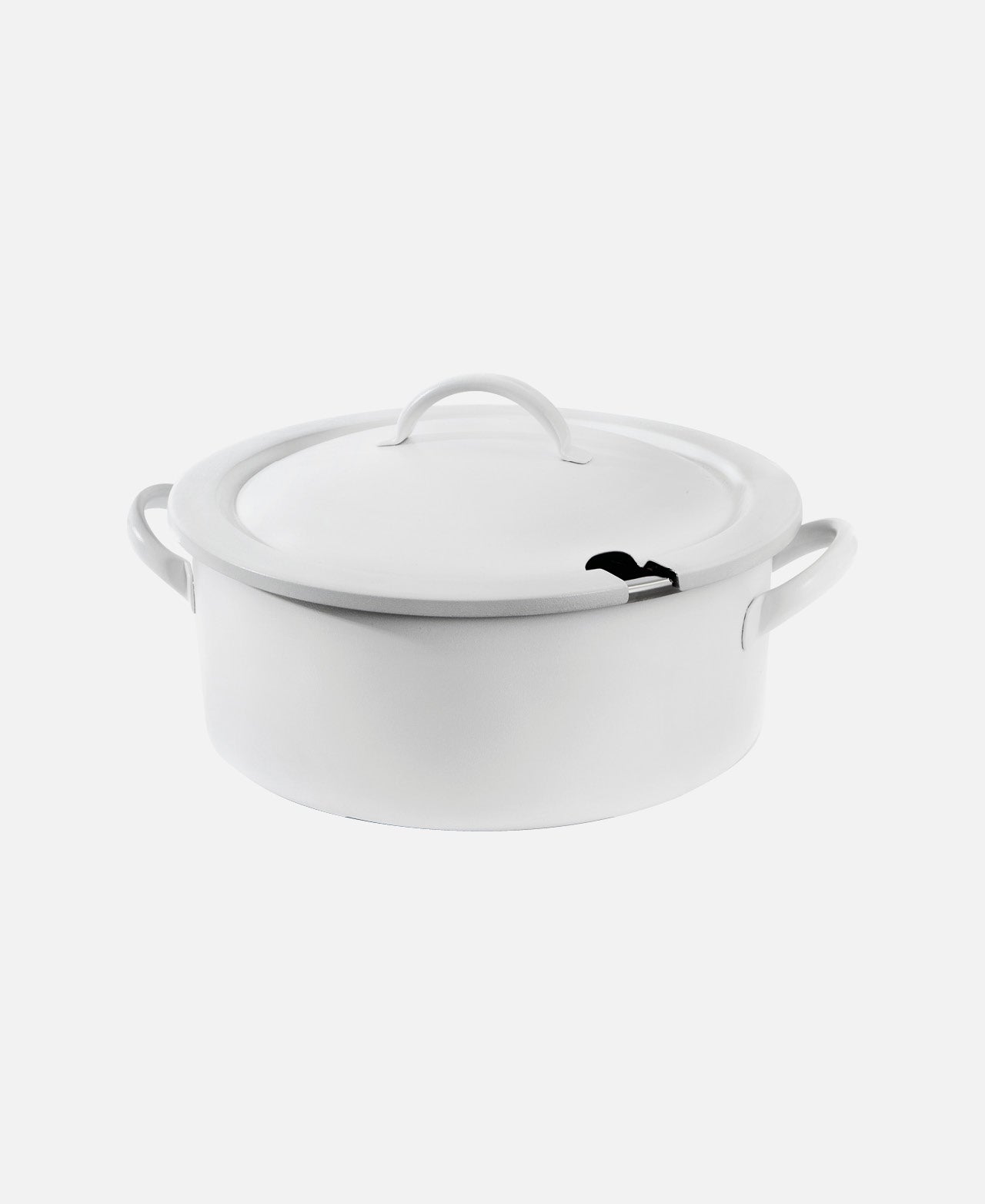 Homestyle Induction Round Pot with Lid and Bowl - White