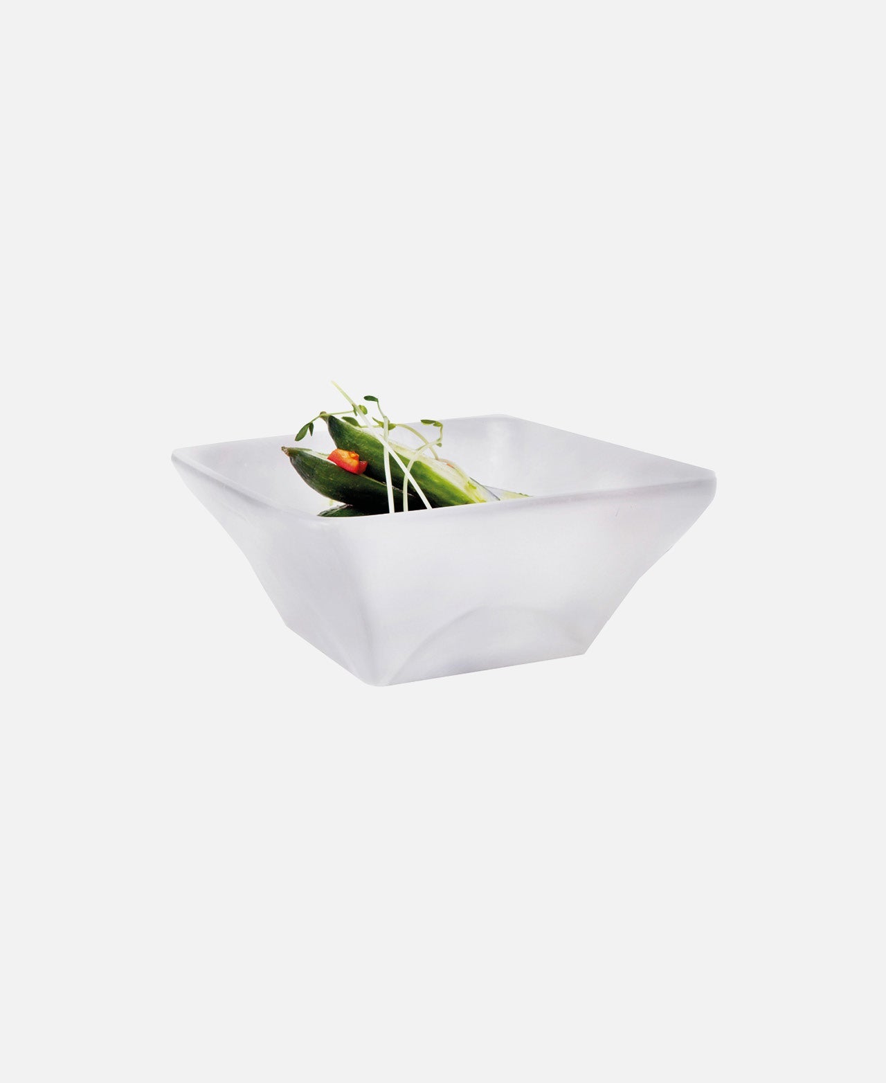 Kenny Mack Square Bowl - White