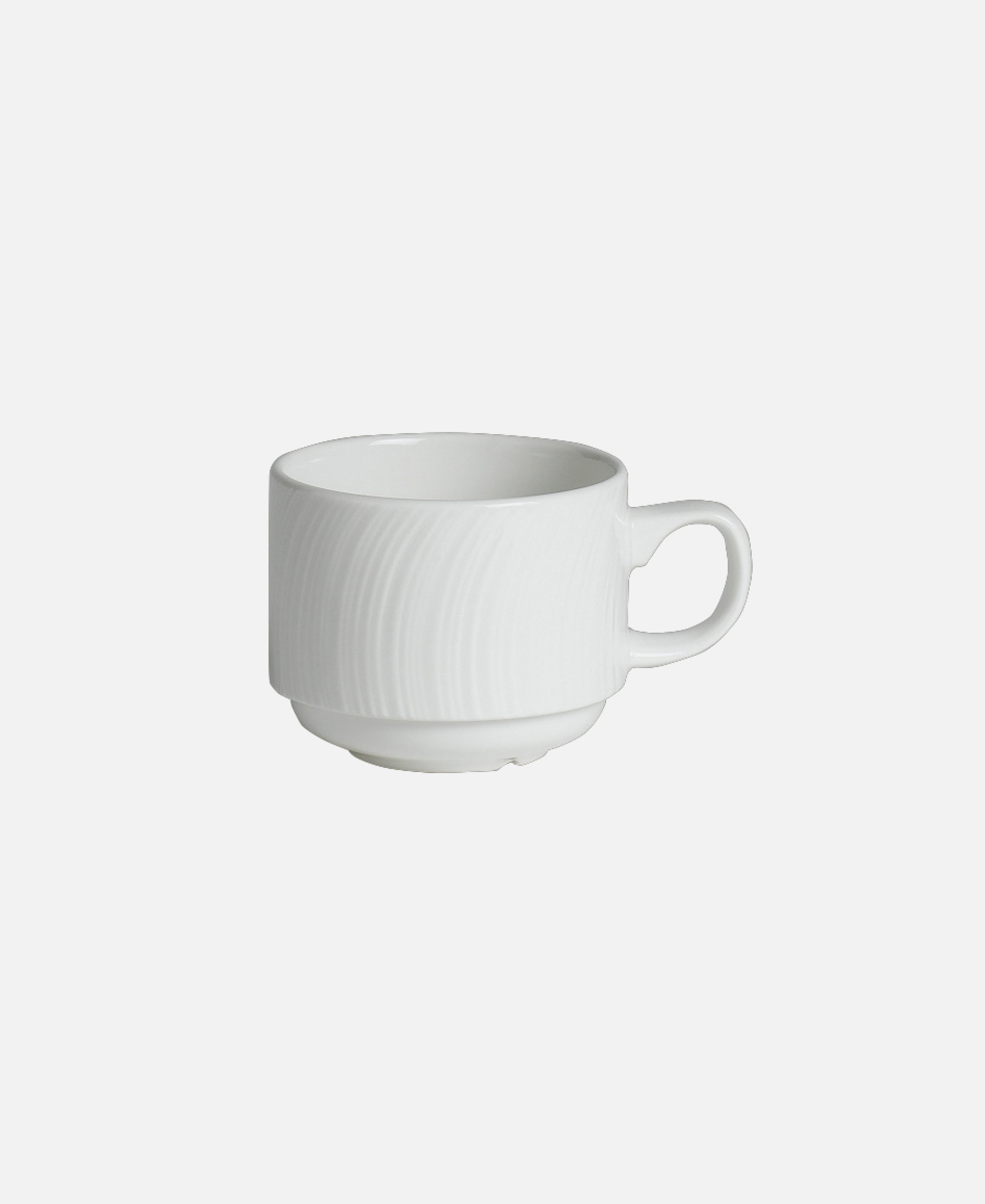 Spyro Stackable Tea Cup - White