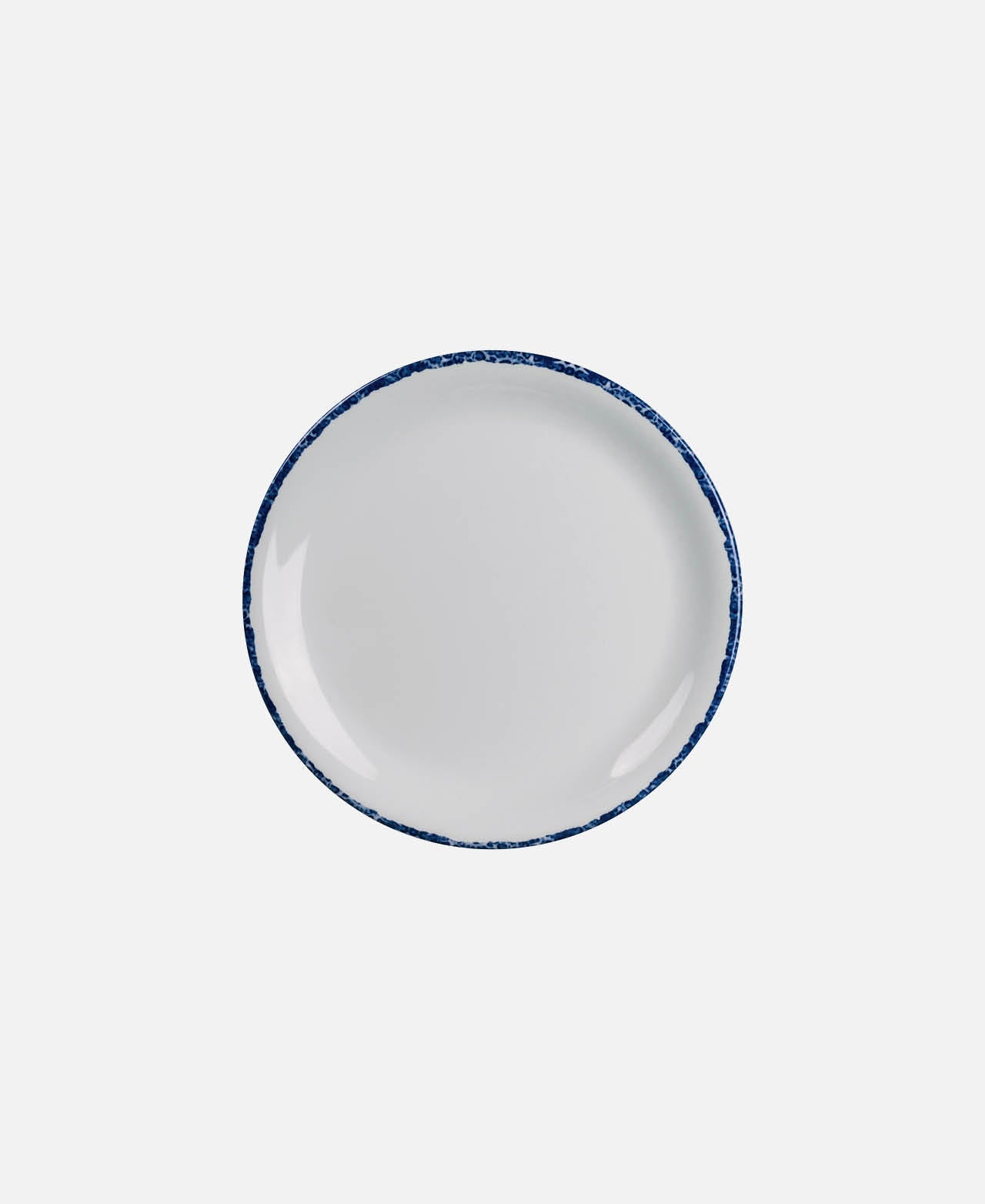 Blue Dapple Bowl - White/Blue