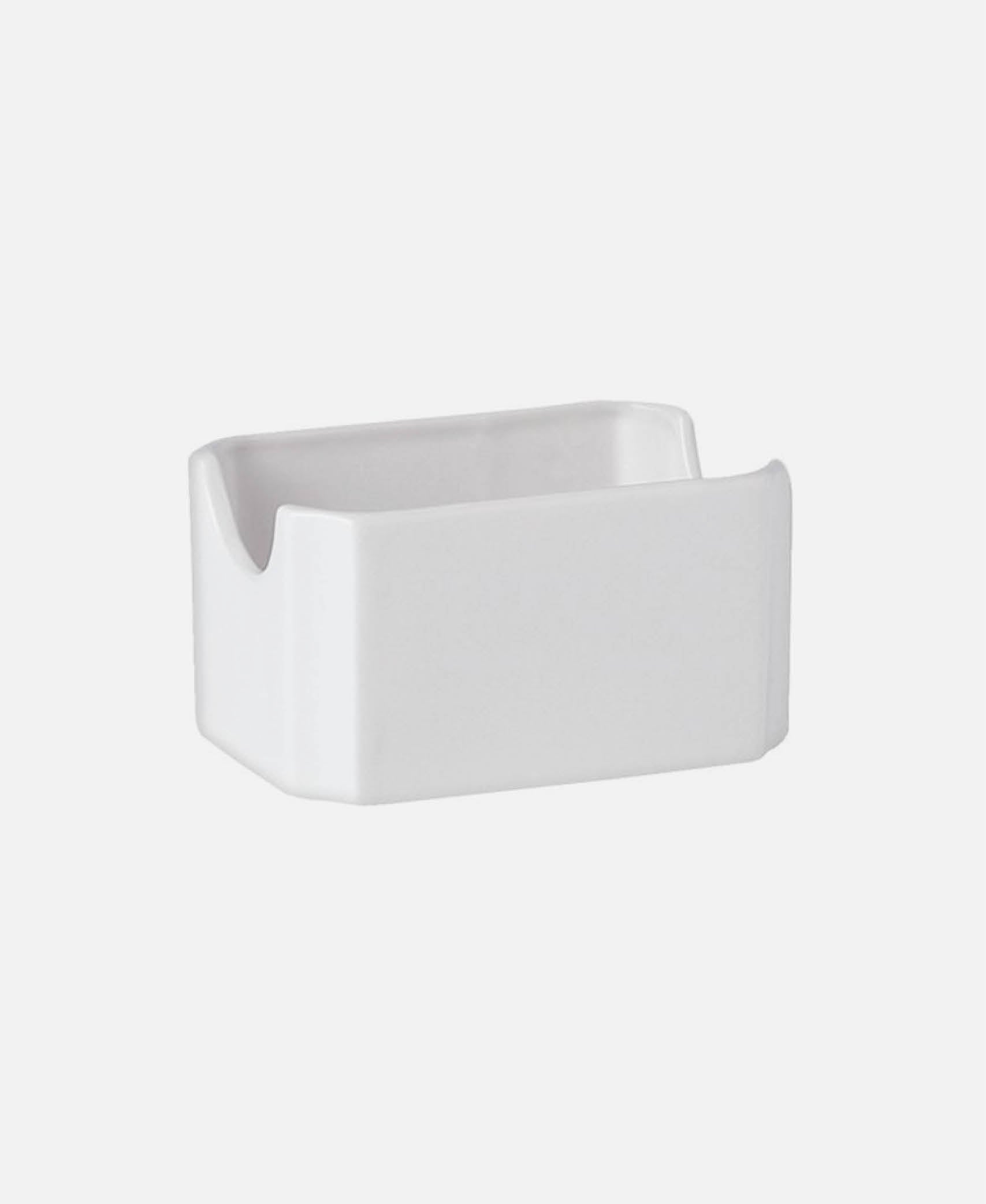Azucarero Sobres Simplicity - Blanco 10,5 x 7 h 5 cm