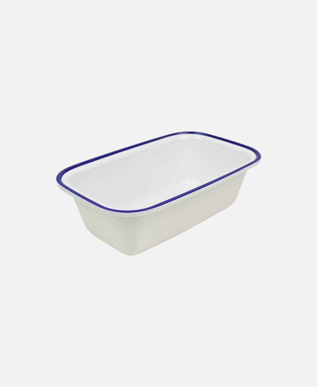 Fuente Enamelware - Blanco / Azul