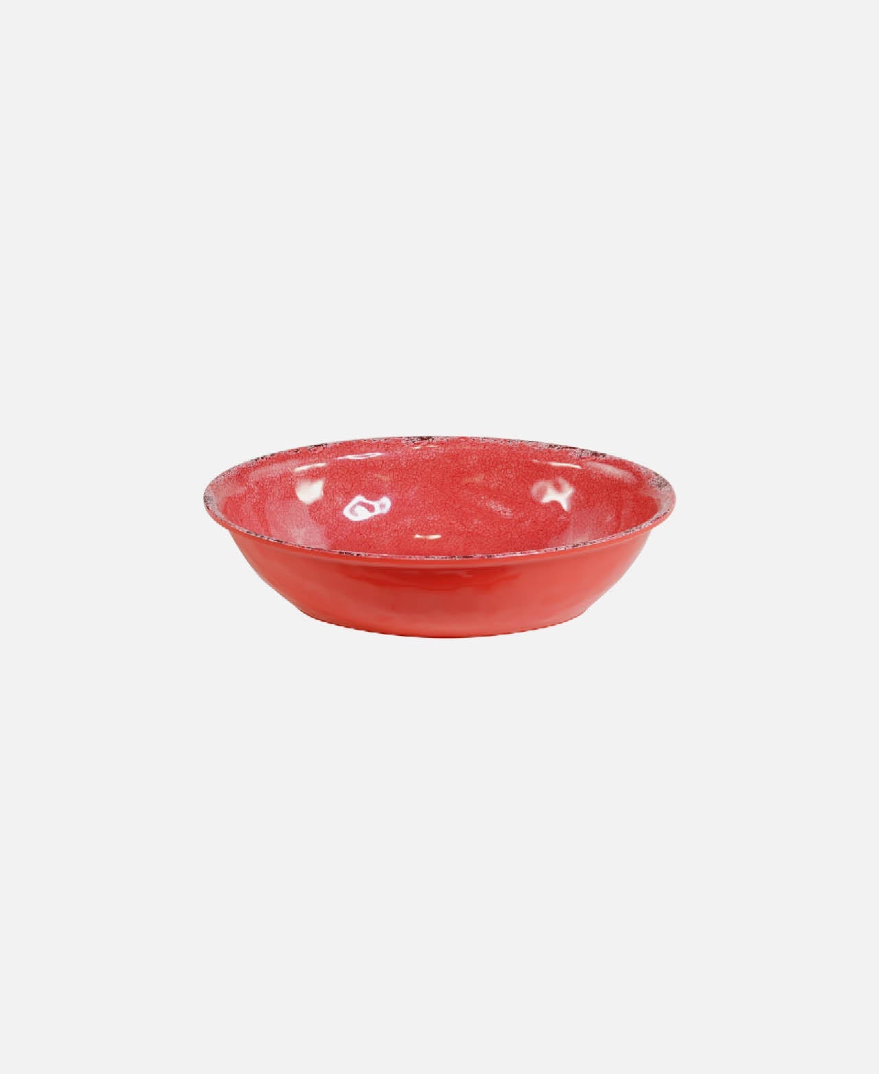 Casablanca High Oval Bowl - Red