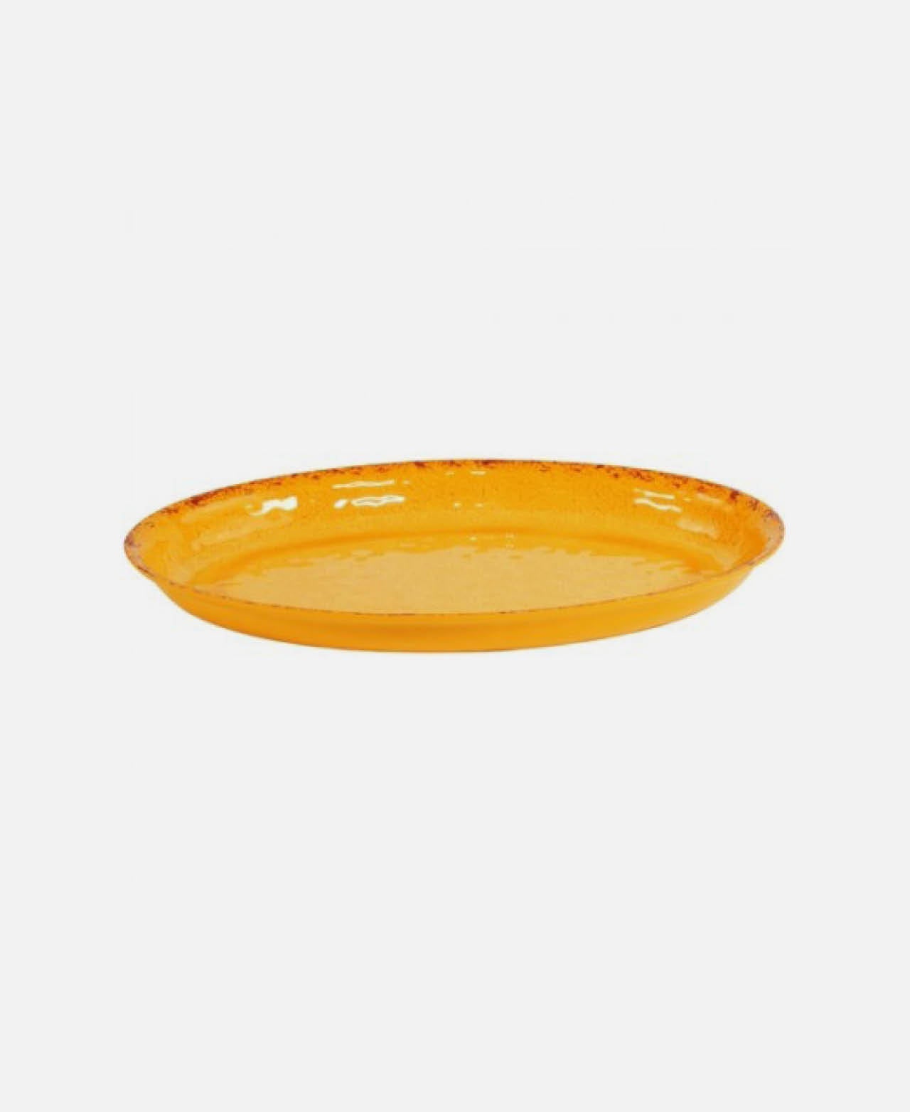 Casablanca Oval Platter - Orange