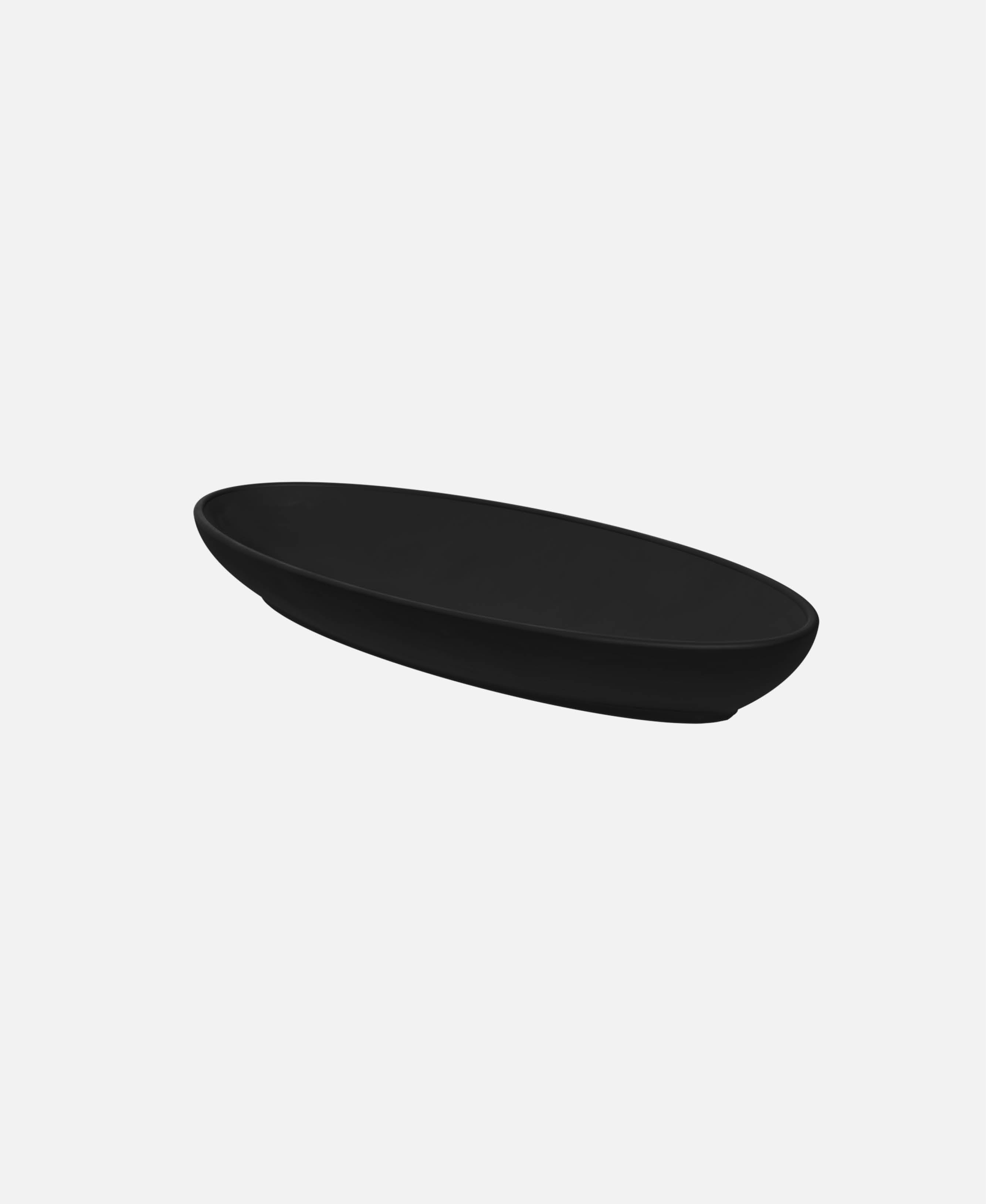 Plato Oval Pigment - Negro