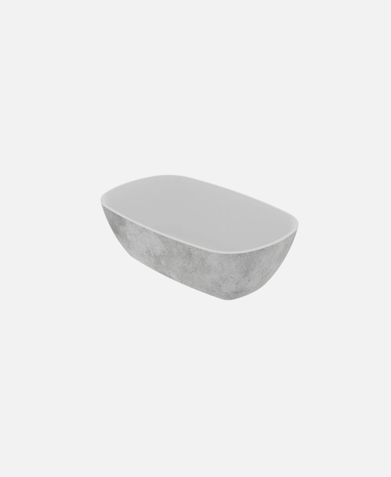 1/4 Carrara Bowl - White/Wood