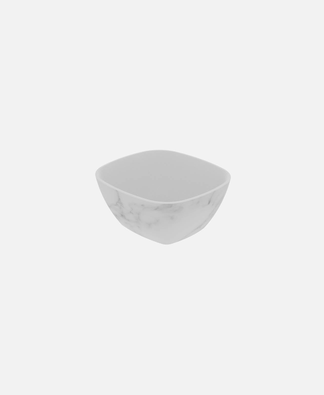 Bowl 1/6 Carrara - White/Wood